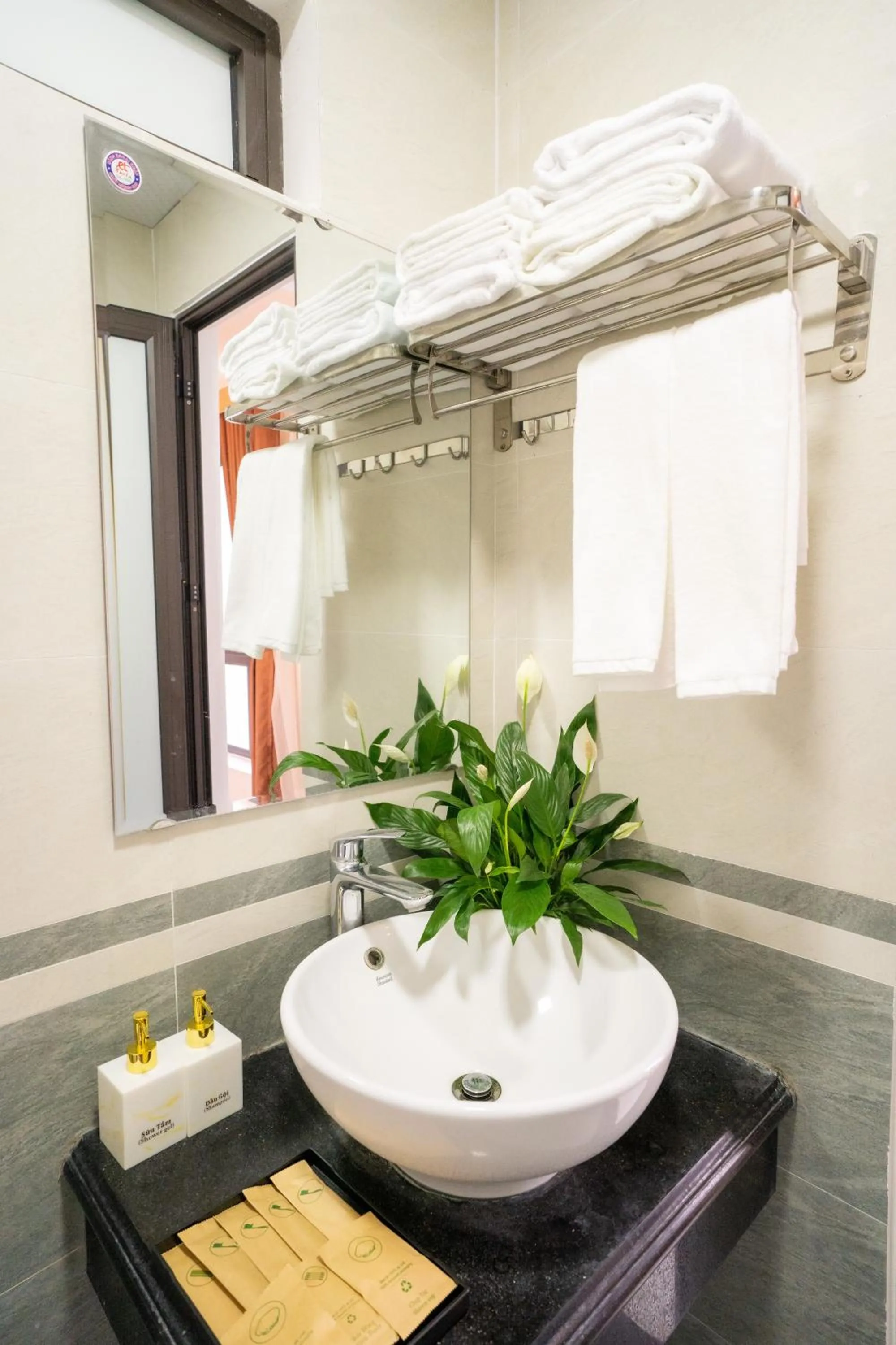 towels in Vsana Vu Son Hotel