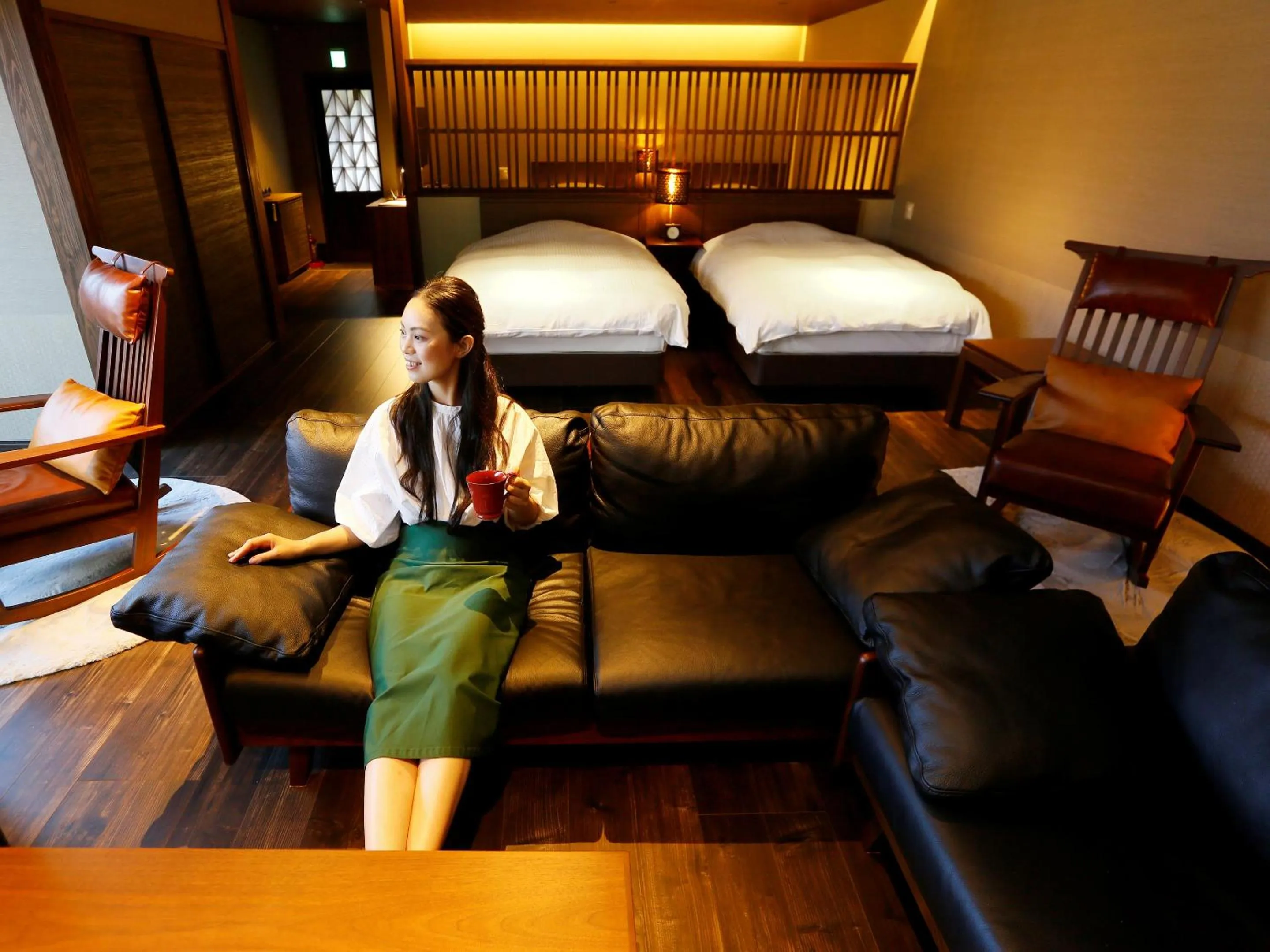 Photo of the whole room, Bed in Yumotoan Kiyohime