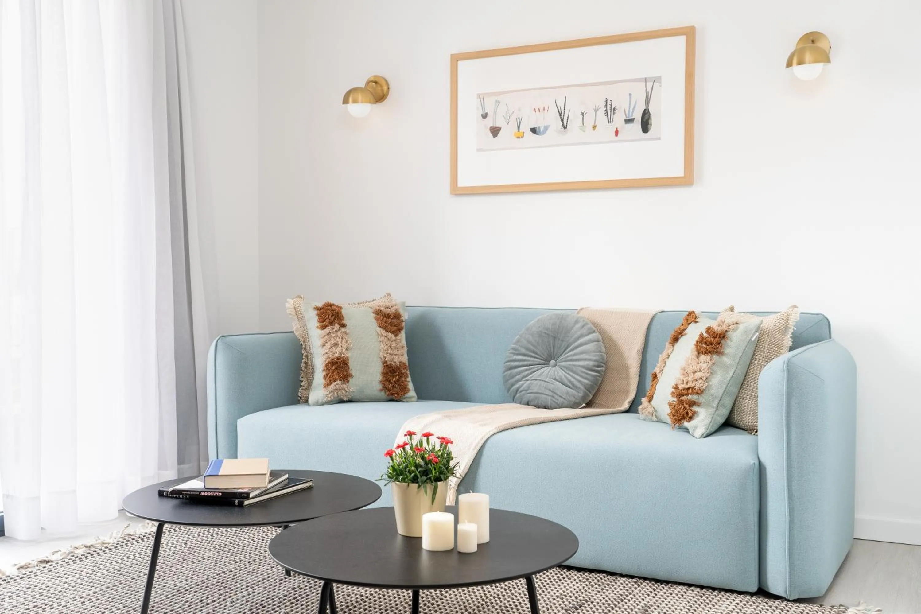 Living room in TSA La Rambla