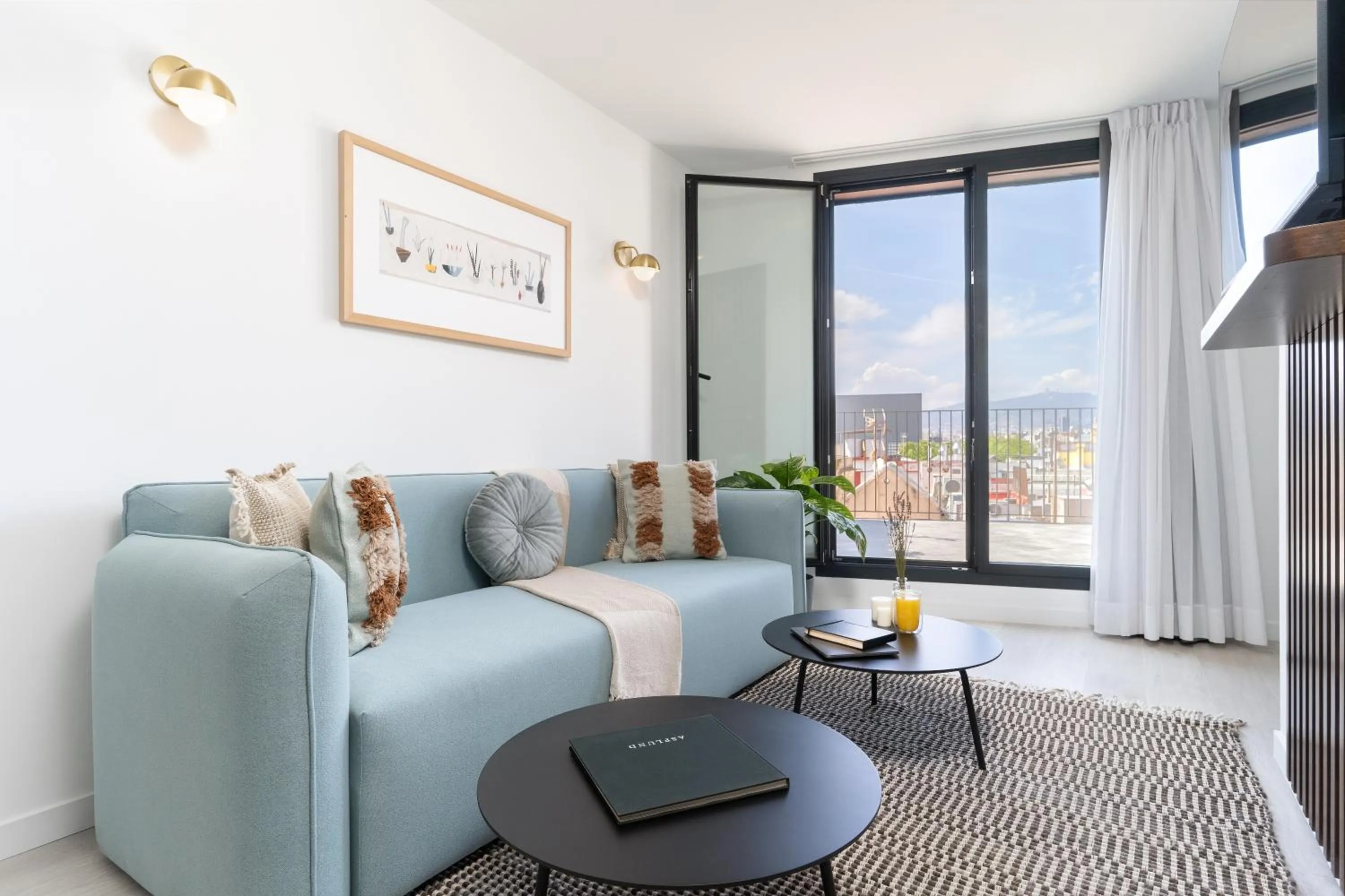 Living room in TSA La Rambla