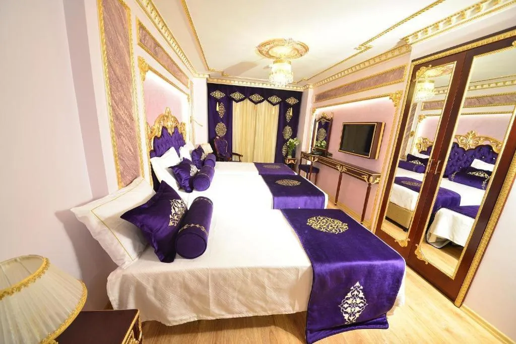 Bed in Golden Marmara Hotel