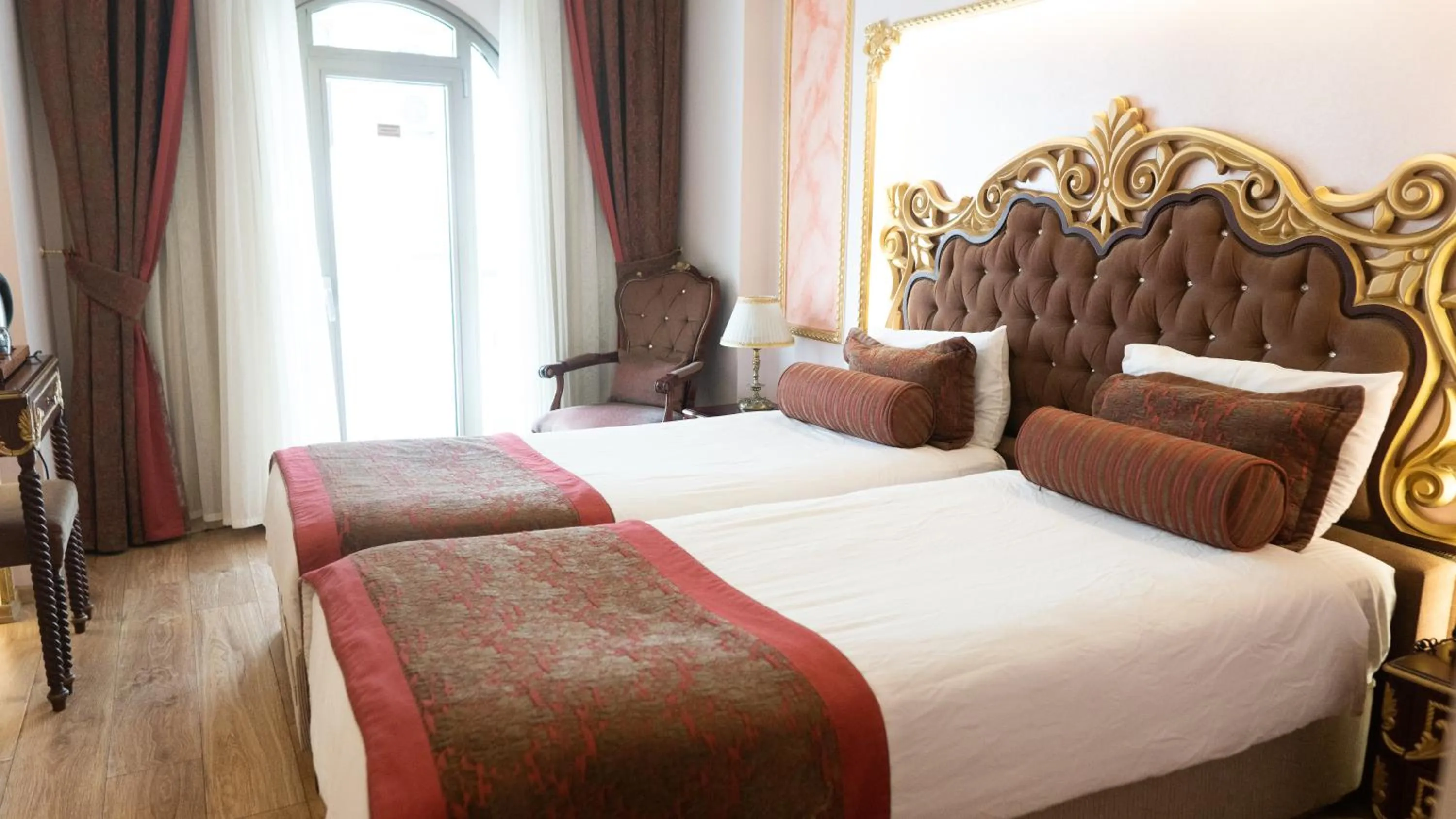 Bed in Golden Marmara Hotel