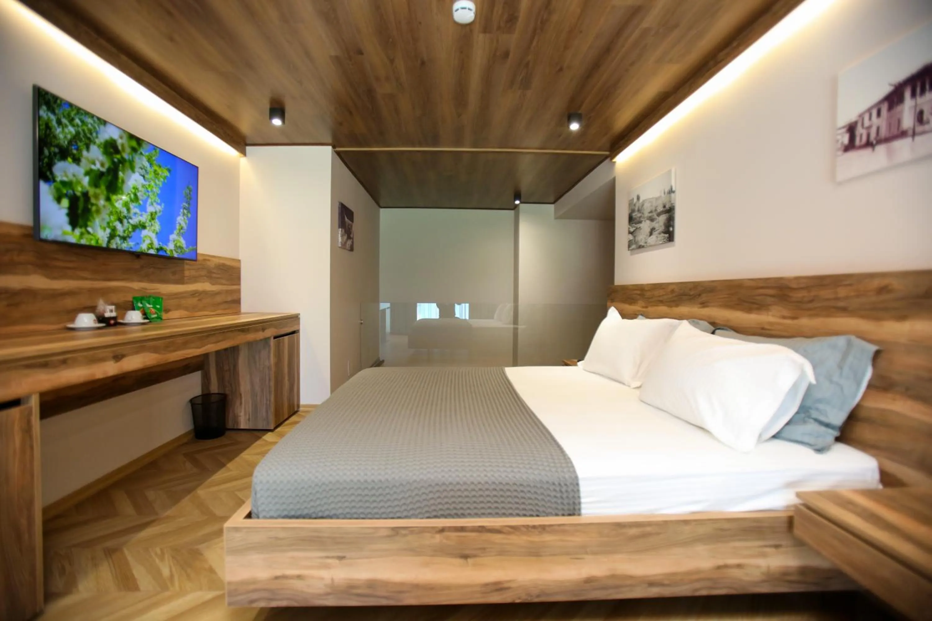 Bed in Belvedere Hotel & SPA