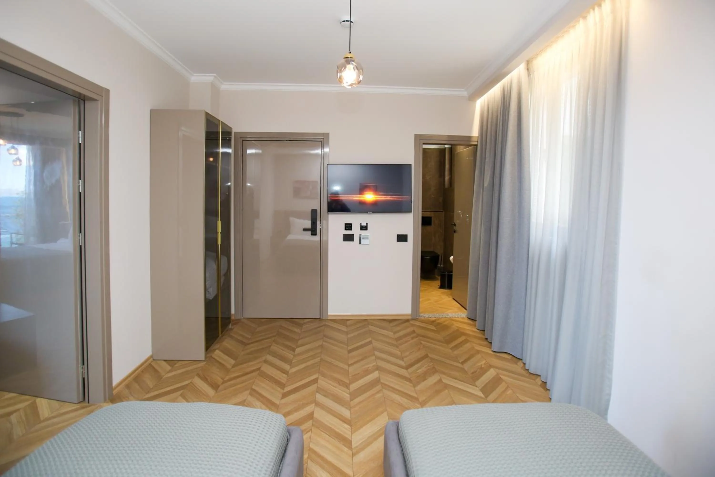 Bed in Belvedere Hotel & SPA