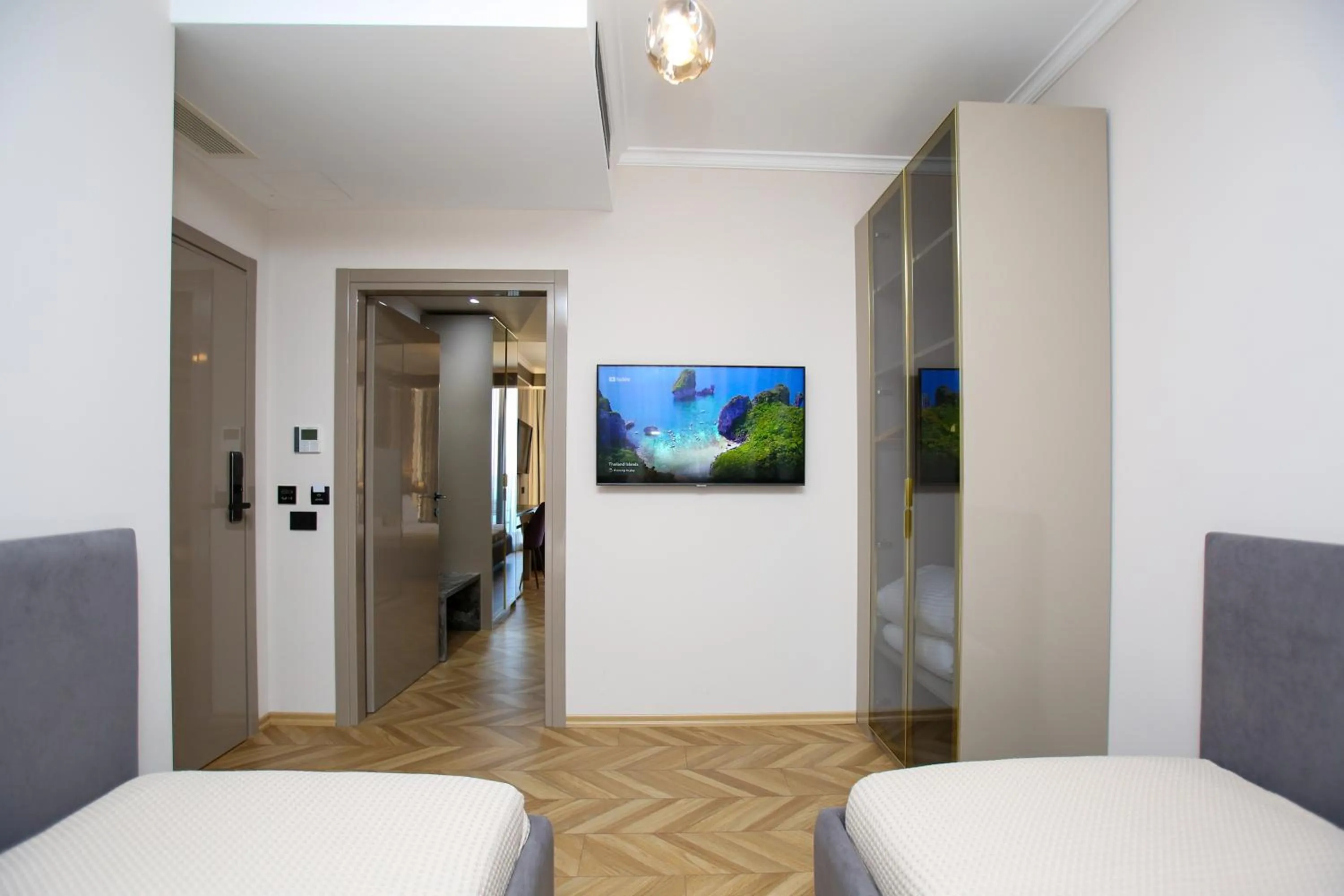 Bed in Belvedere Hotel & SPA