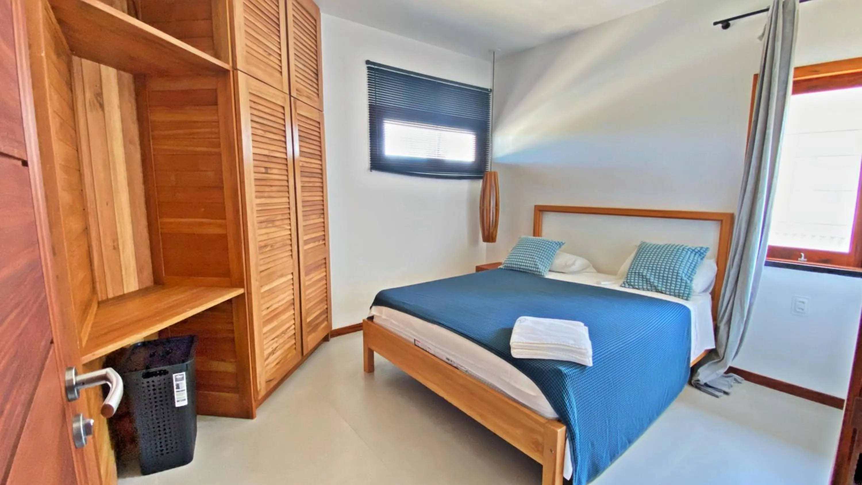 Bed in Dream Beach Cumbuco Superior Oceanfront Apartments