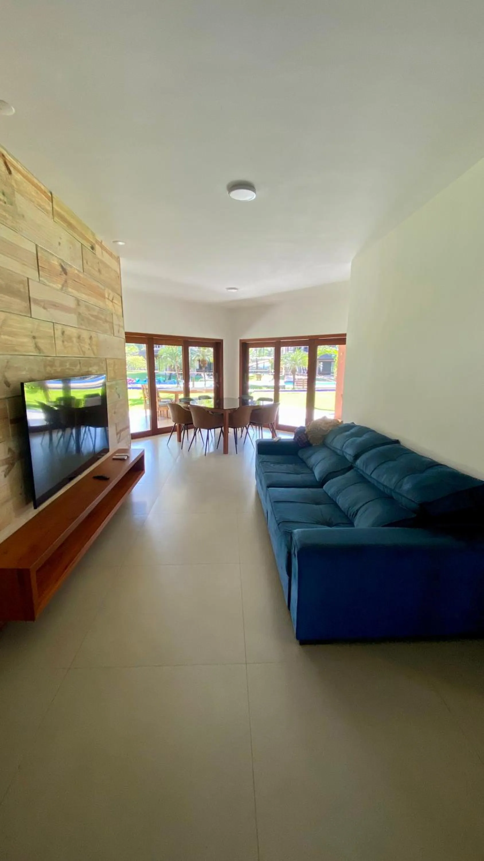 Living room, Bed in Dream Beach Cumbuco Superior Oceanfront Apartments