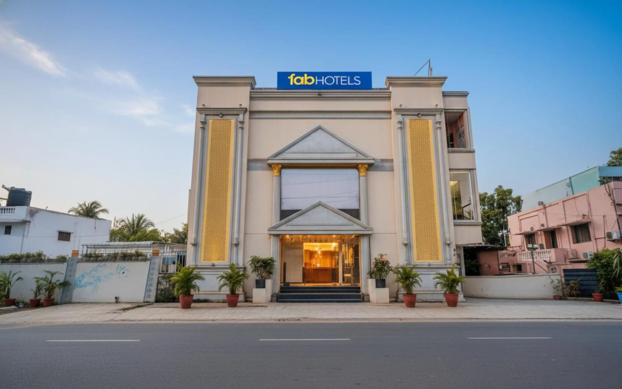 Facade/entrance in FabHotel Aishwarya Inn