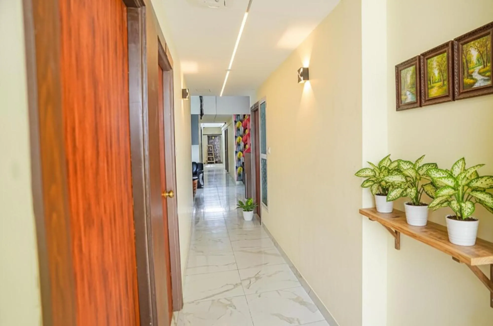 Lobby or reception in FabHotel Aishwarya Inn