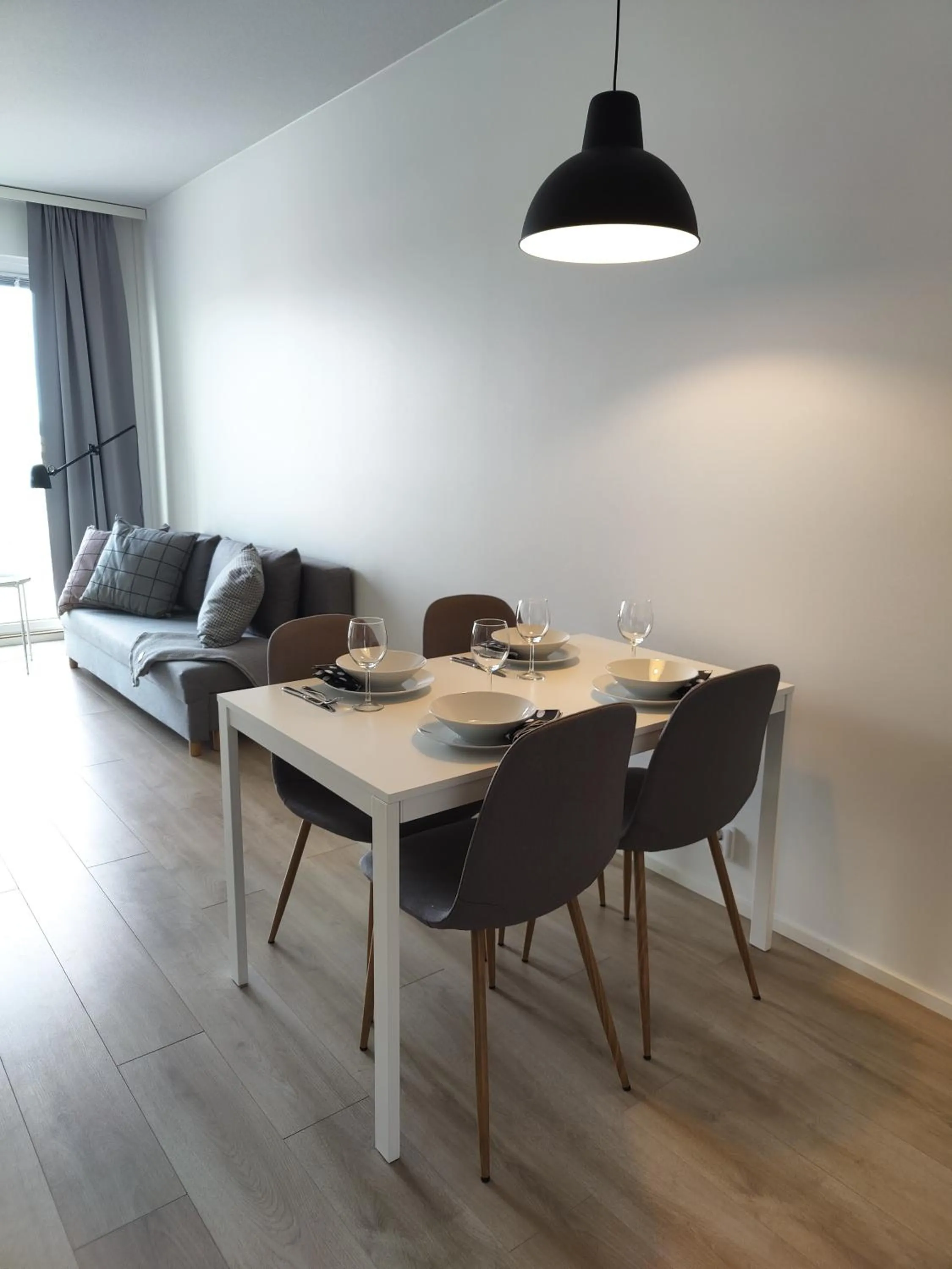 Dining area in City Studio Taiga