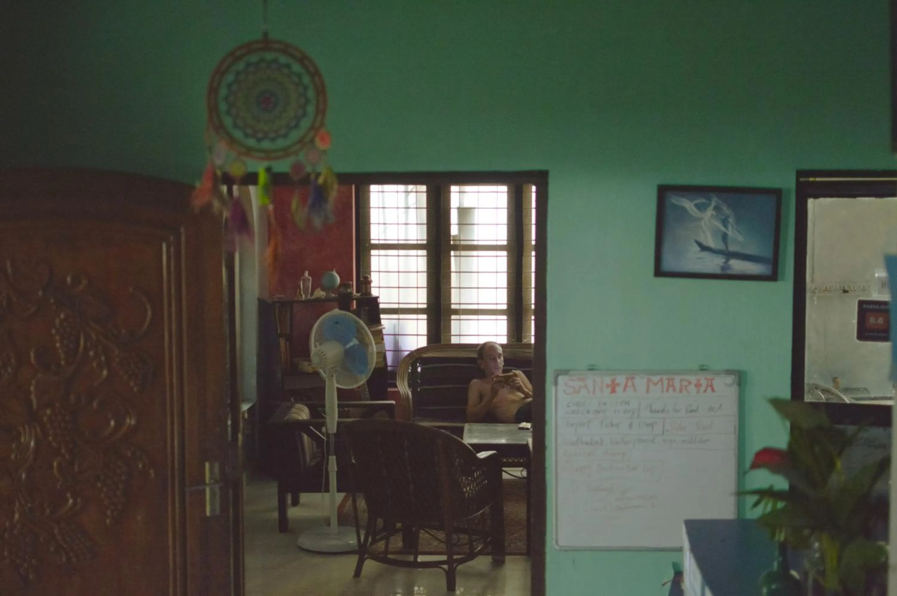 People in Santa Maria Hostel, Fort Kochi