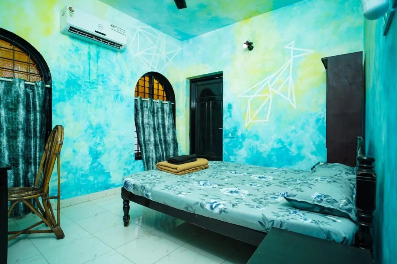 Bed in Santa Maria Hostel, Fort Kochi