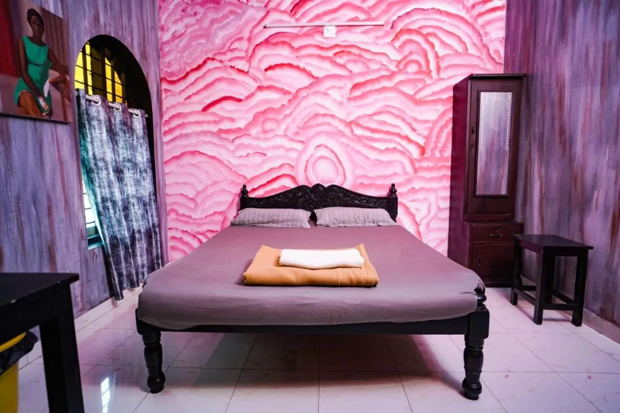 Bed in Santa Maria Hostel, Fort Kochi