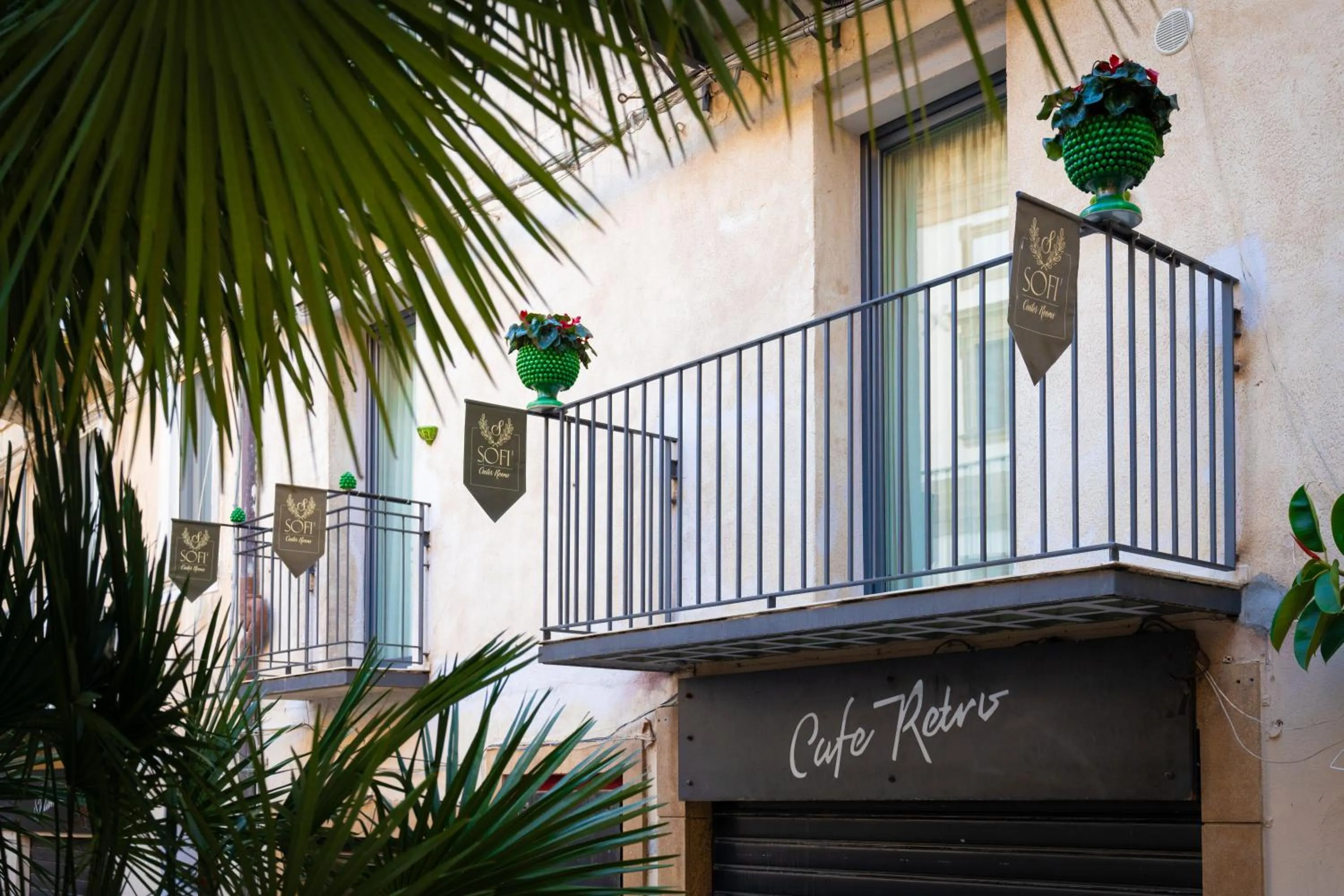 Balcony/Terrace in Sofi' Center Rooms