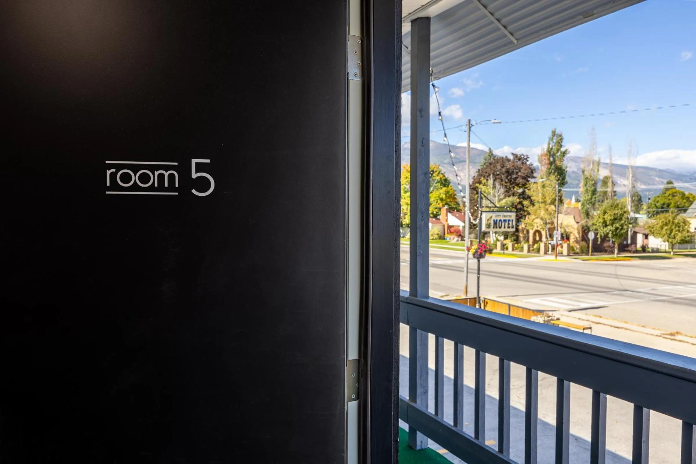 View (from property/room) in City Center Motel