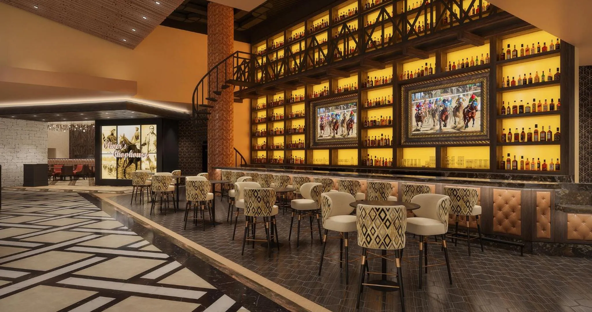 Lounge or bar in Derby City Gaming & Hotel - A Churchill Downs Property