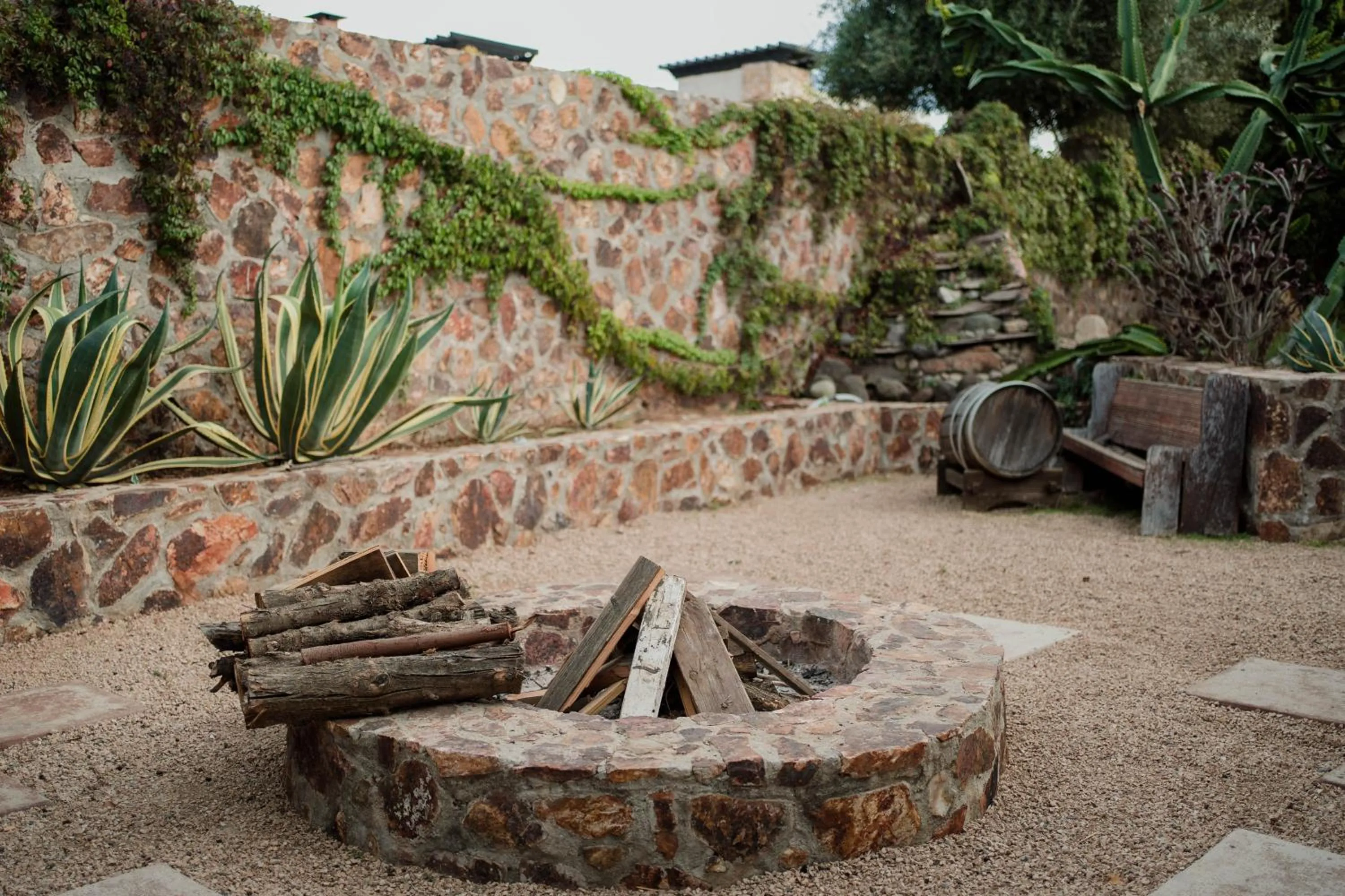 stove in Tierra Mia Hacienda Ruta del Vino