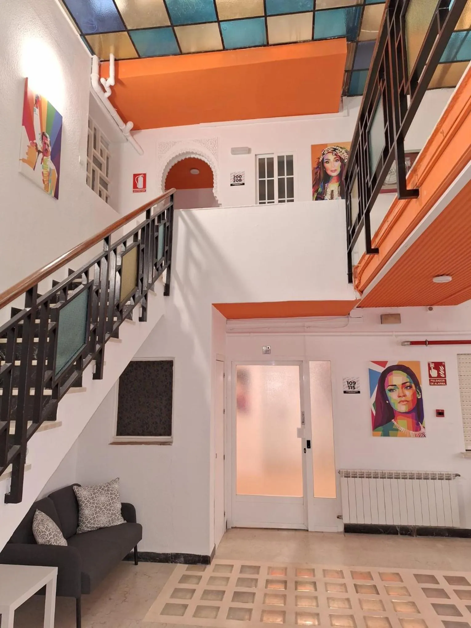 Living room in Arc House Granada