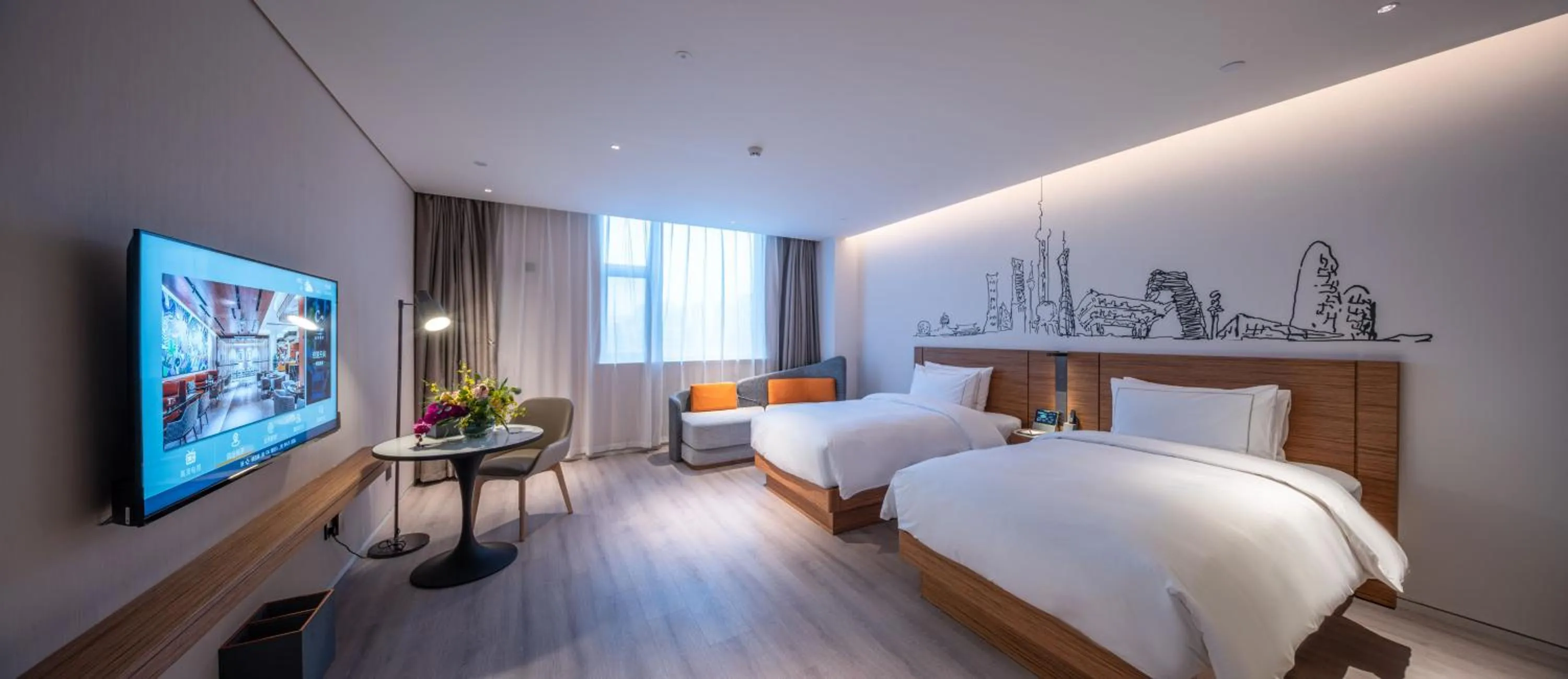 Photo of the whole room, Bed in UrCove by HYATT Shanghai Jing'An