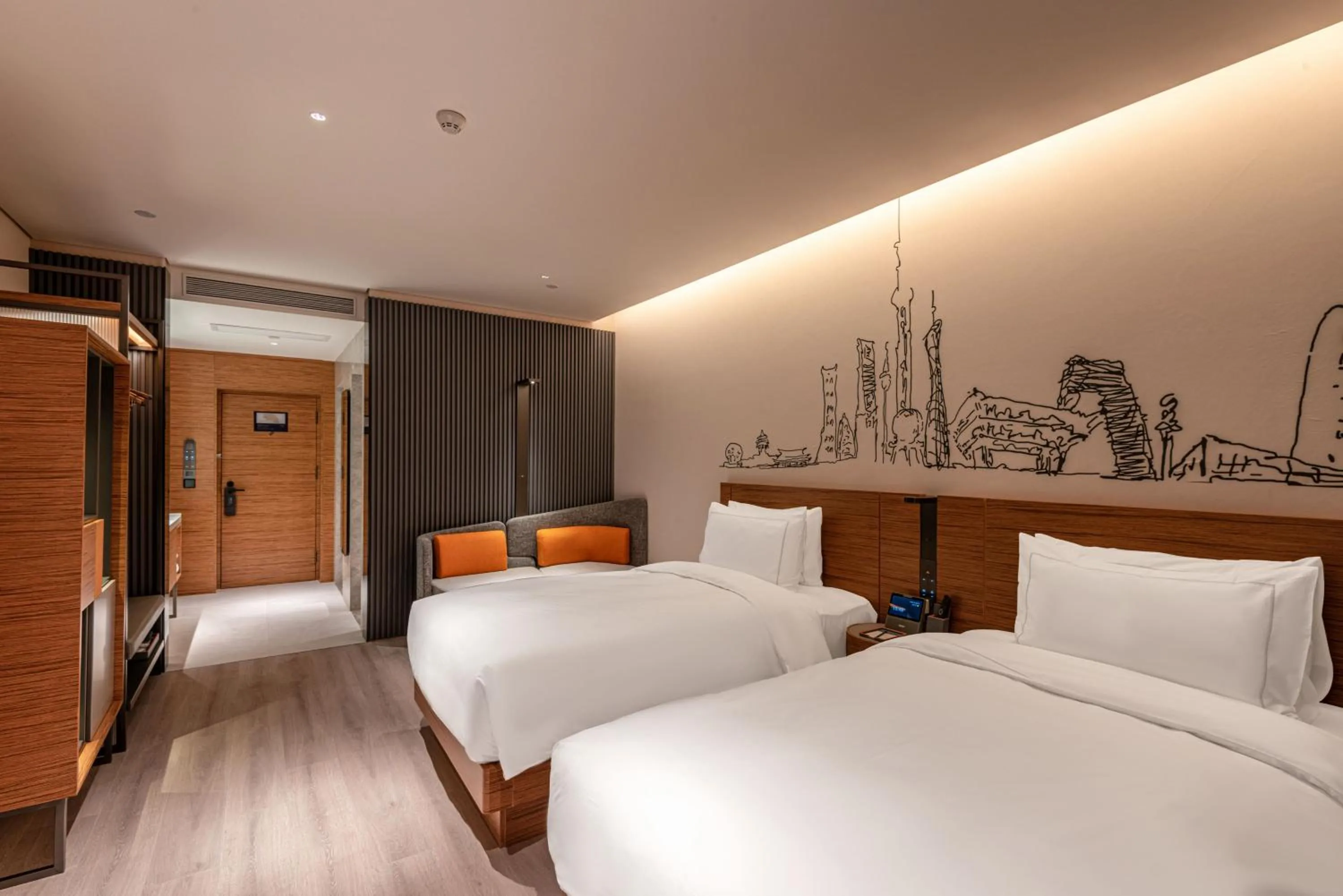 Photo of the whole room, Bed in UrCove by HYATT Shanghai Jing'An
