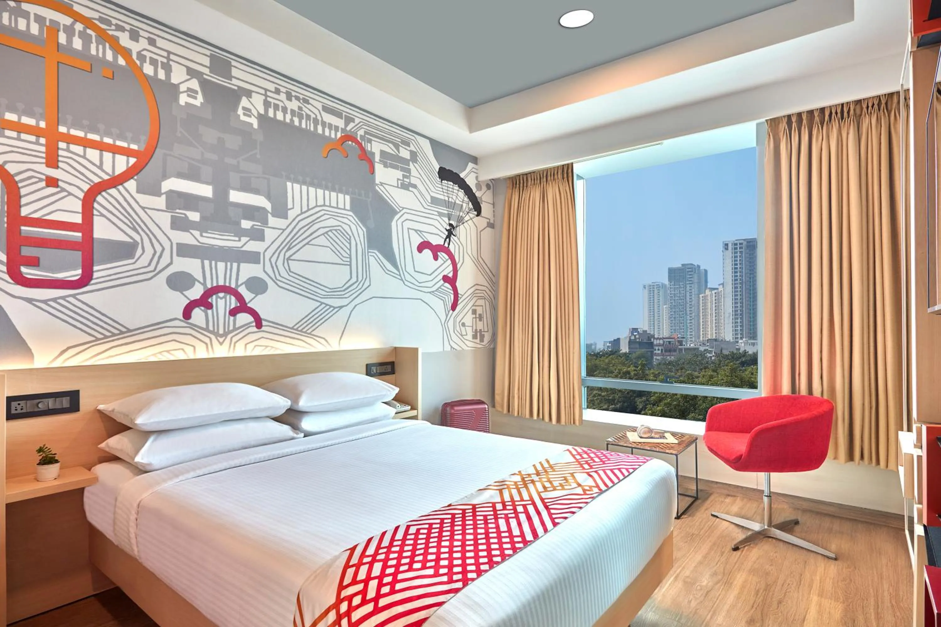 Bed in Ginger Noida Sector 133