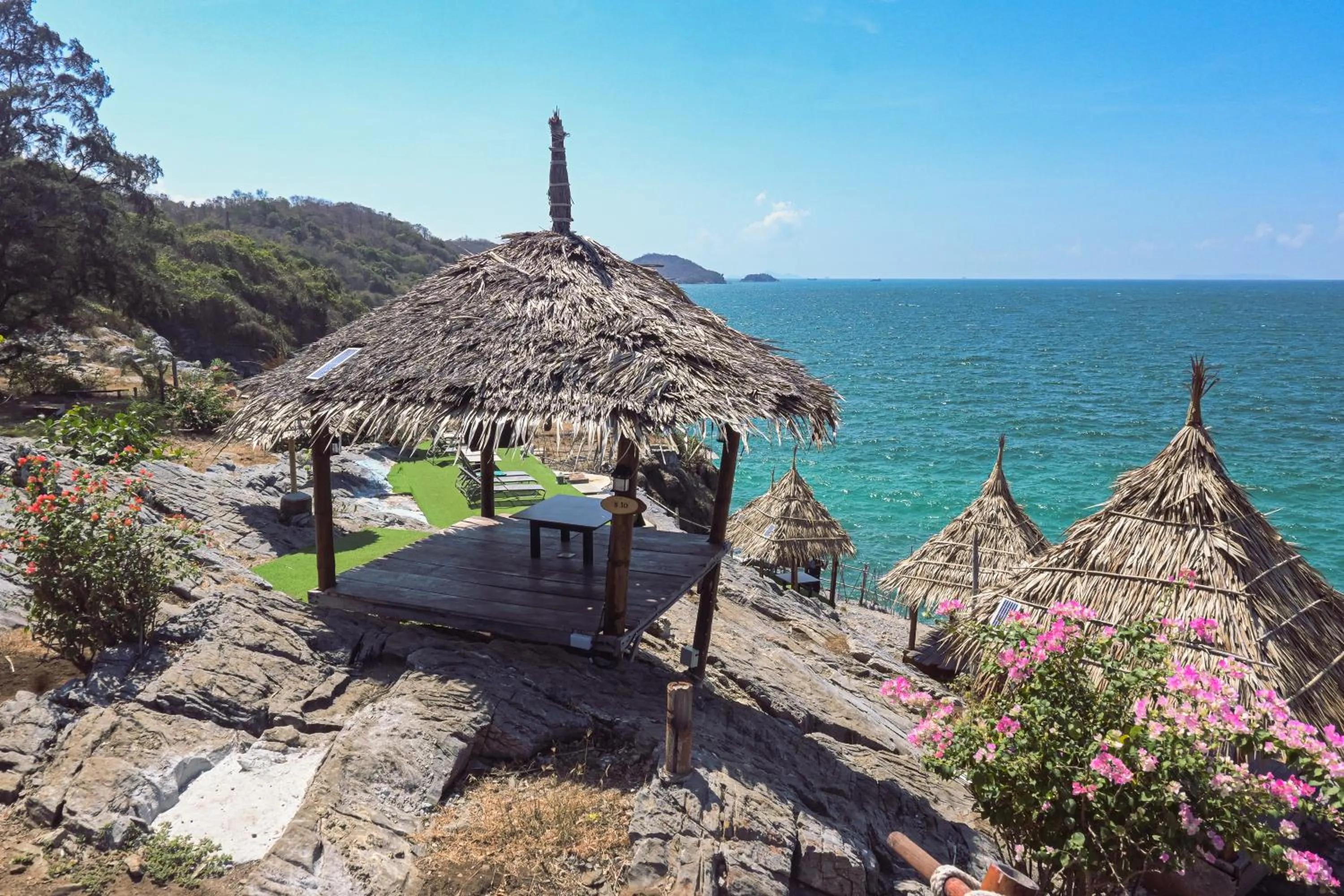 Natural landscape in Pareehut Resort Koh Sichang
