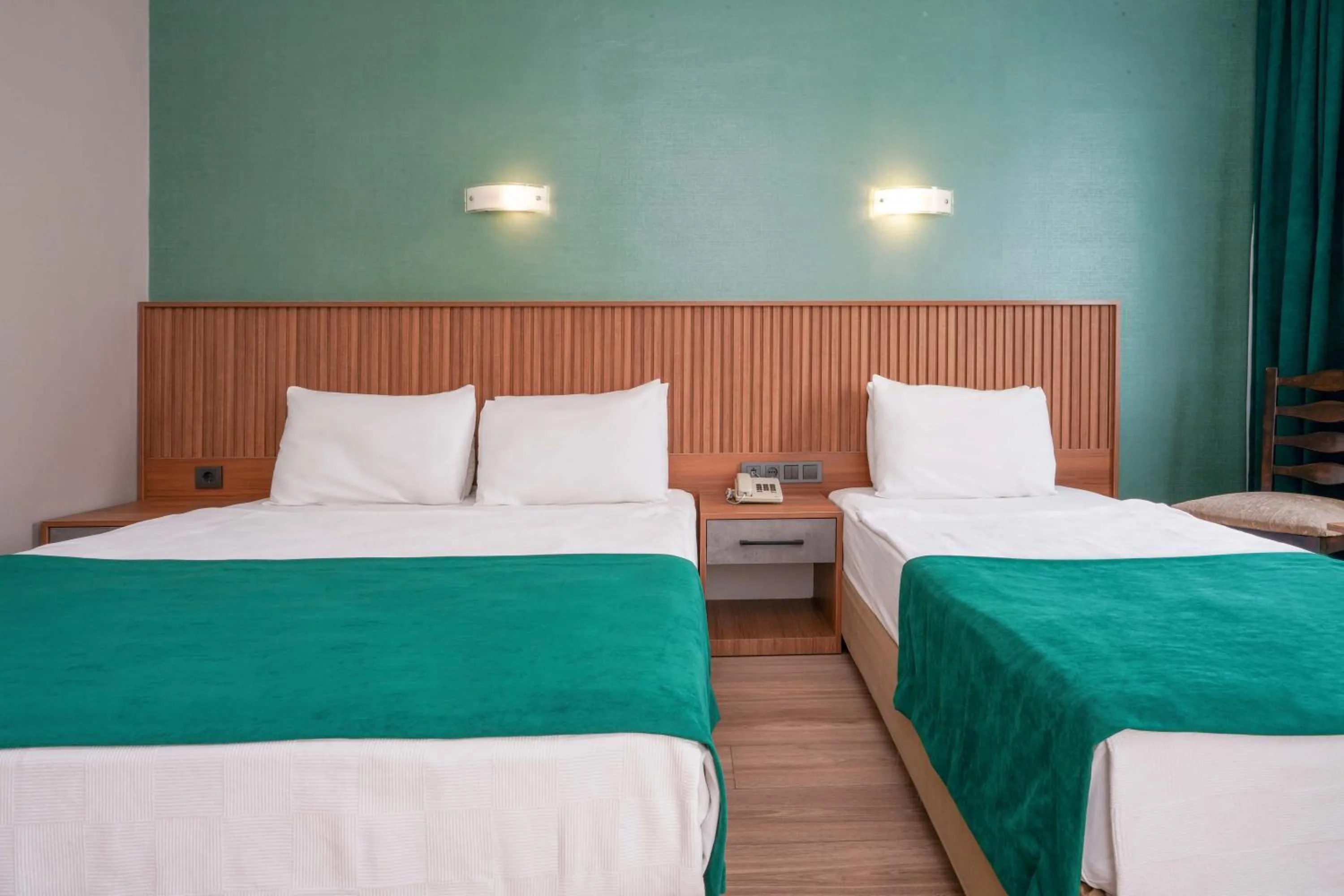 Photo of the whole room, Bed in ERGÜN OTEL