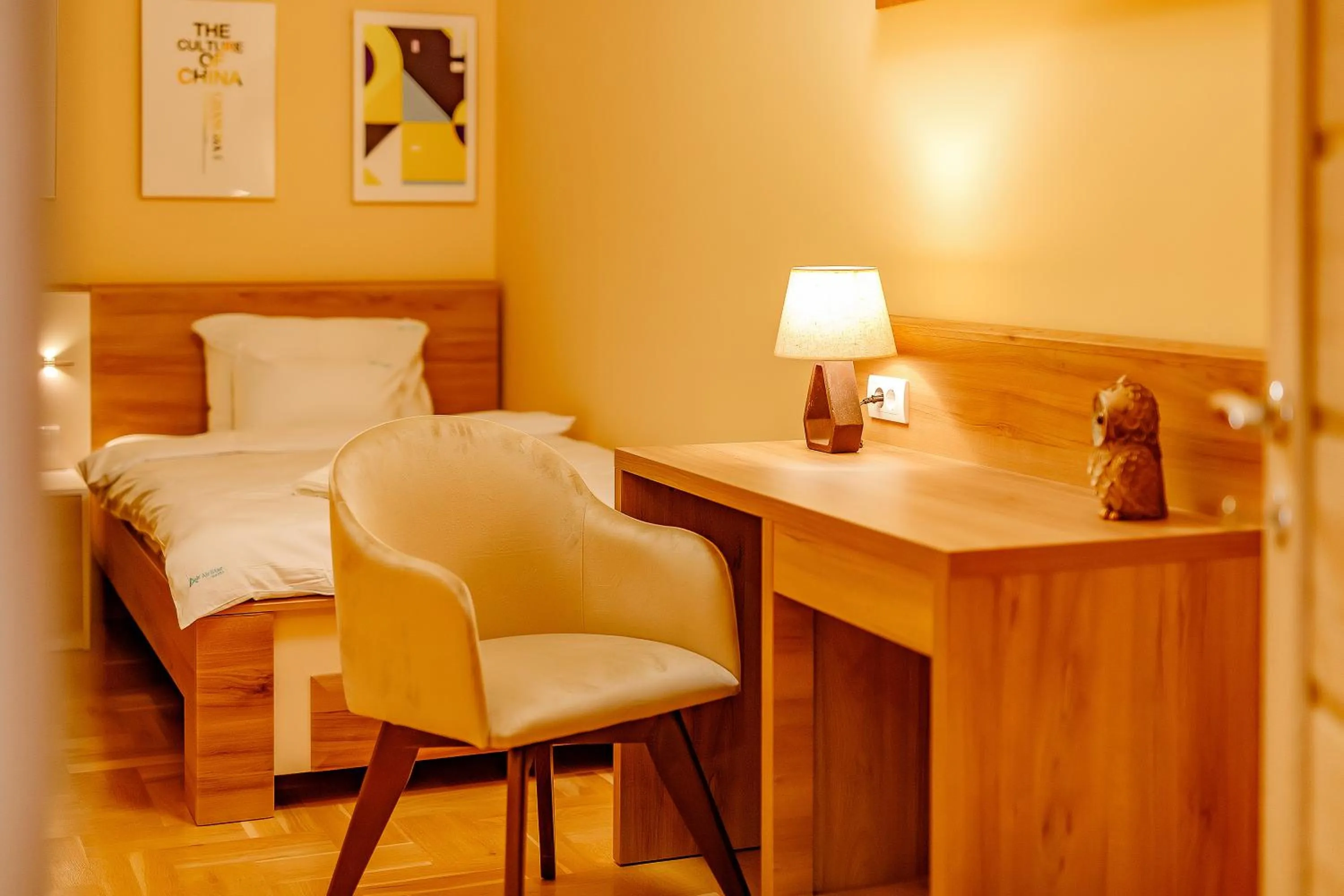 Bed in Hotel AirStar