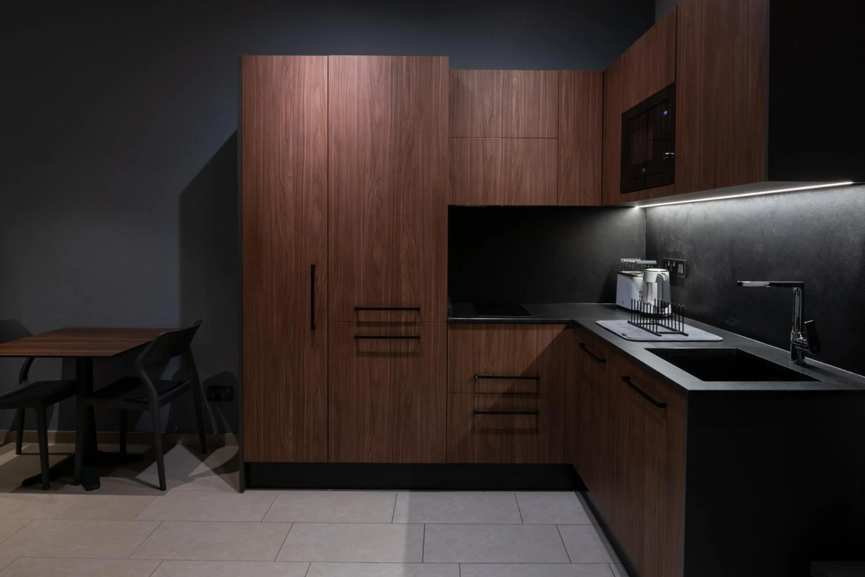 Kitchen or kitchenette in Marea Central Apartments