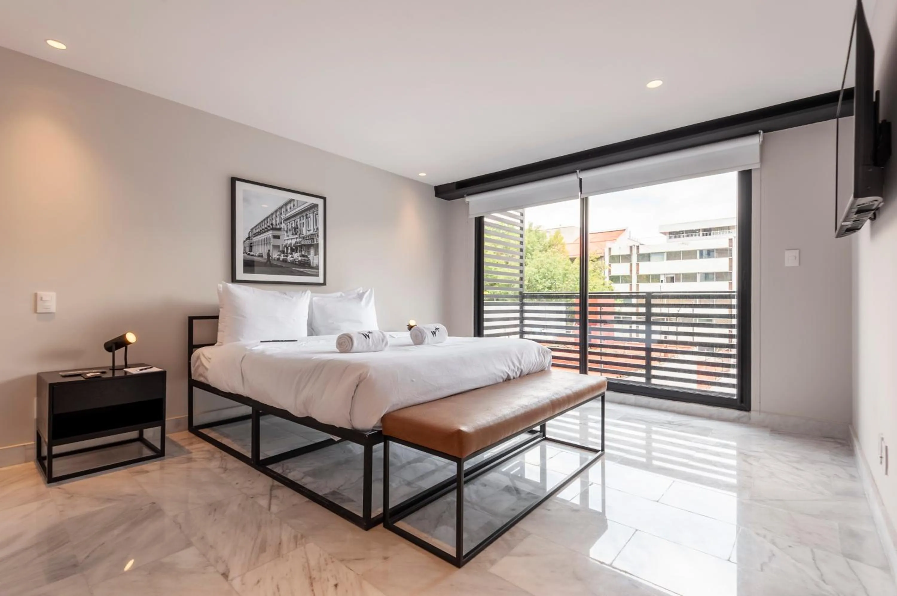 Bedroom in Arquimedes 138 by Wynwood House