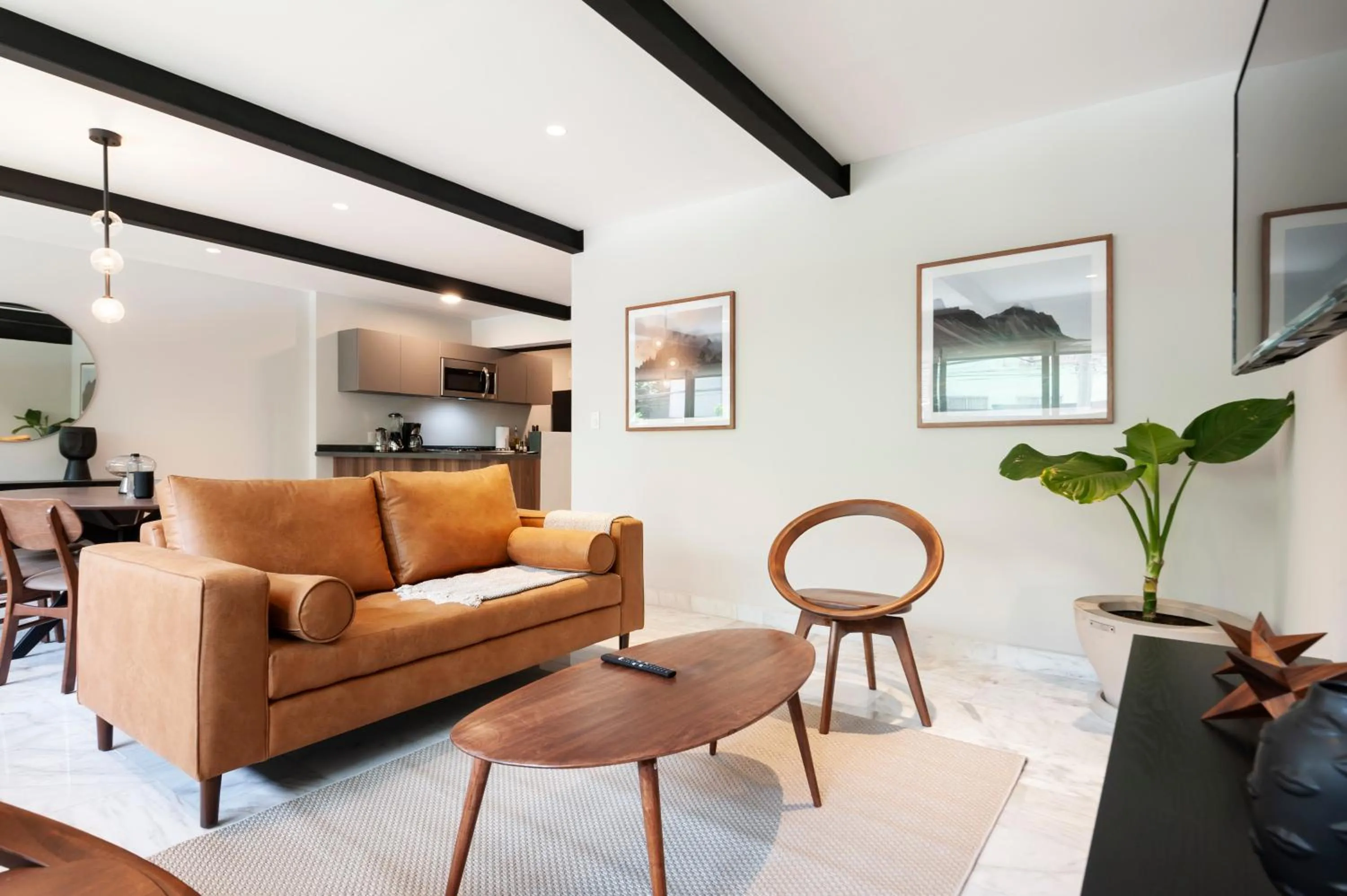 Living room in Arquimedes 138 by Wynwood House