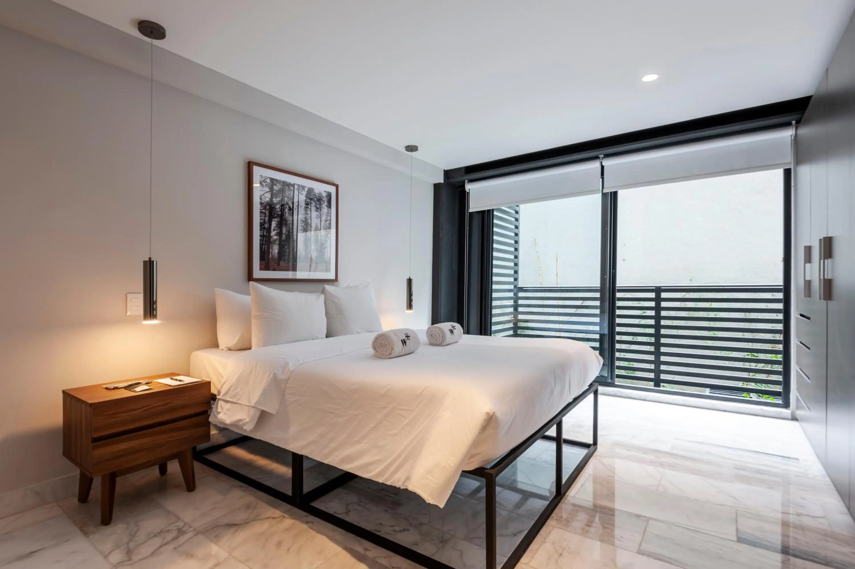 Bedroom in Arquimedes 138 by Wynwood House