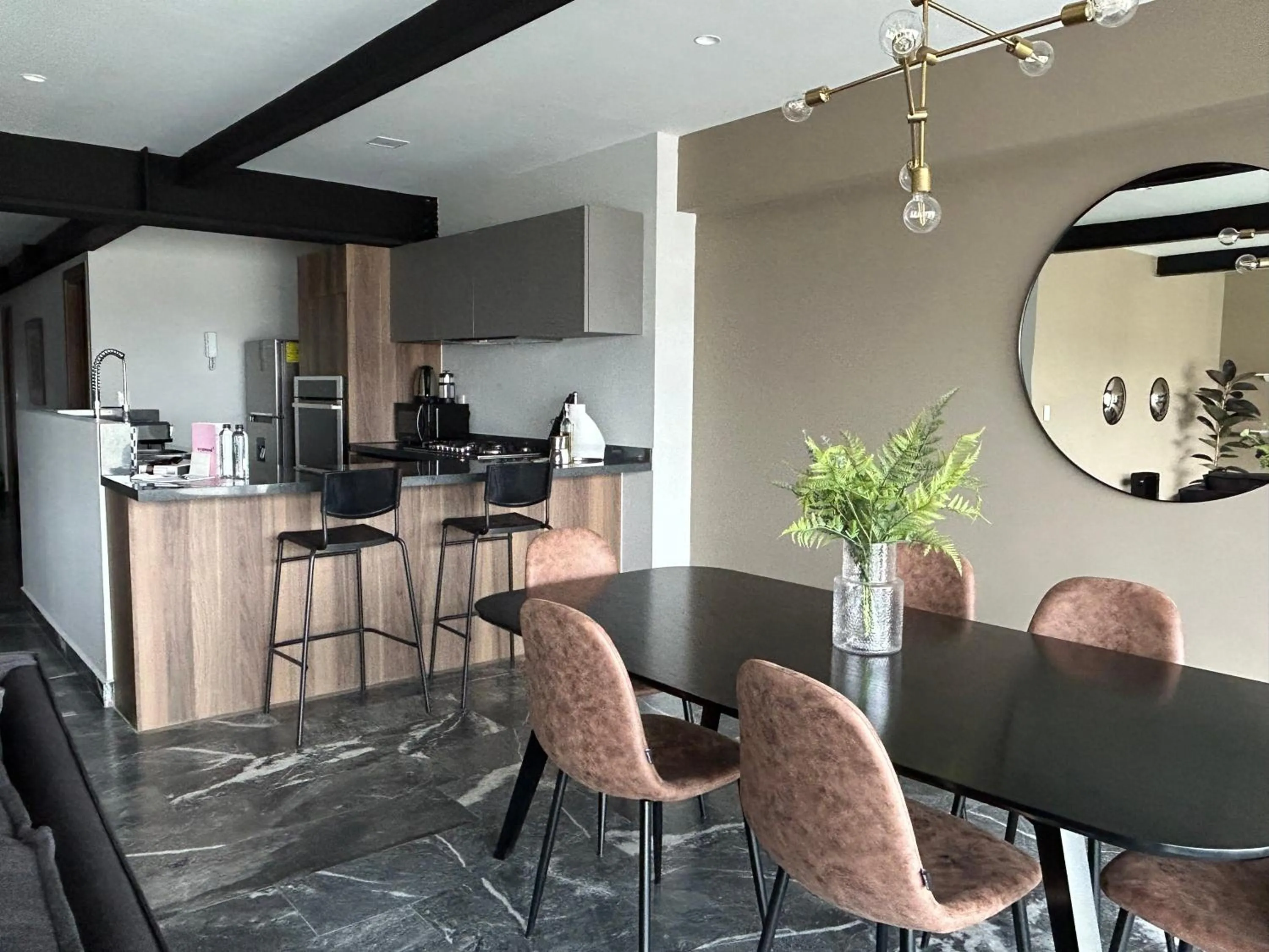 Living room in Arquimedes 138 by Wynwood House