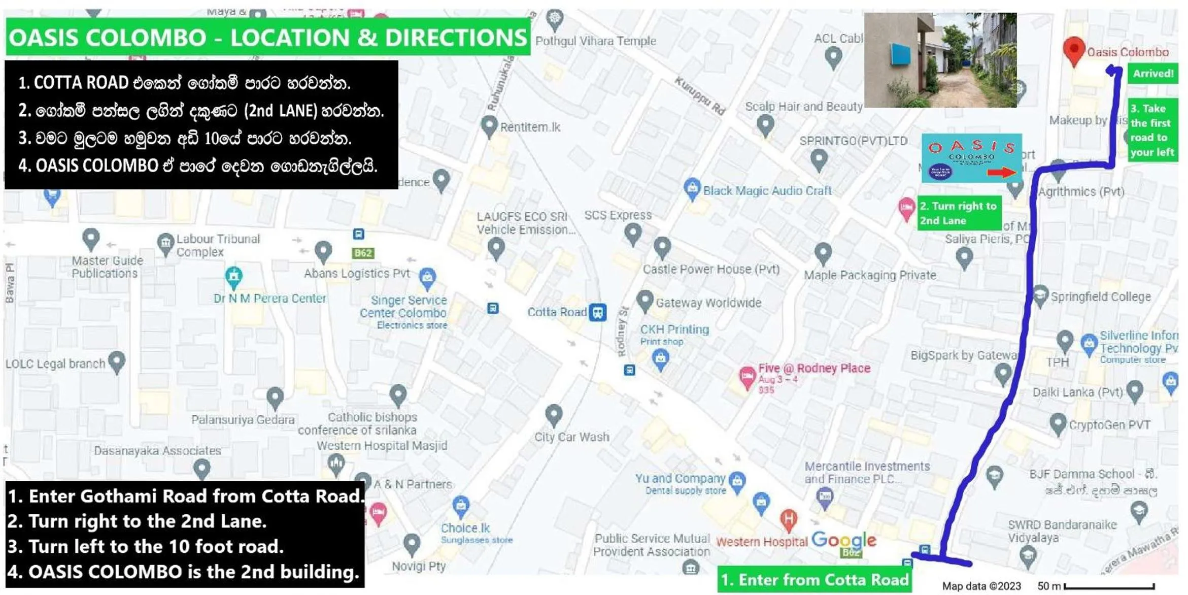 Landmark view in Oasis Colombo