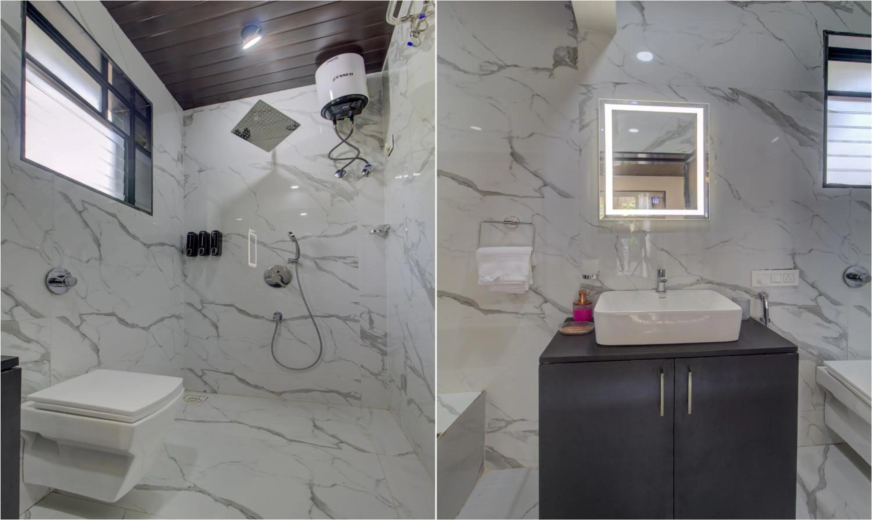 Bathroom in Treebo Code Red