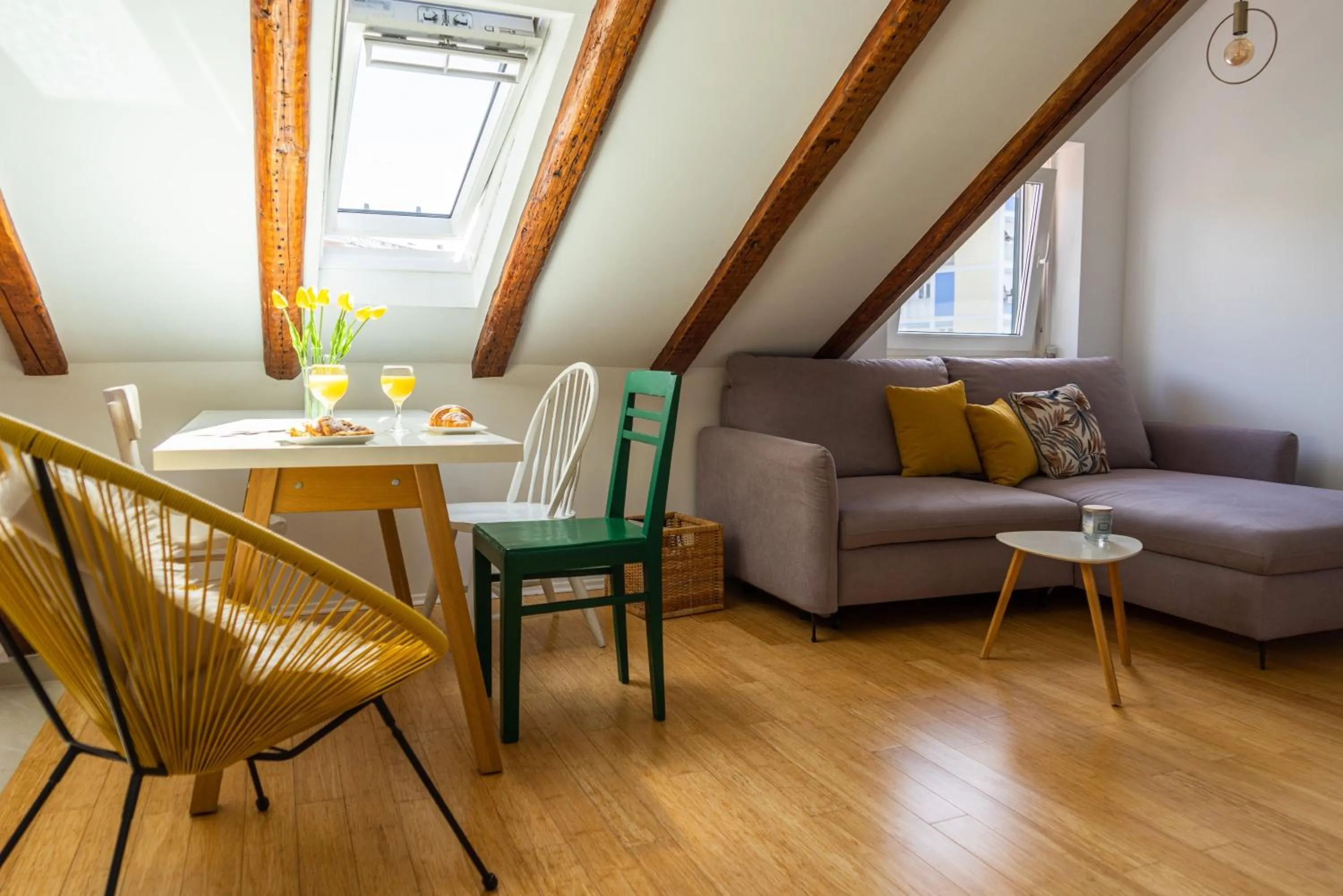 Living room in Cool attic apartment Marina in the heart of Split