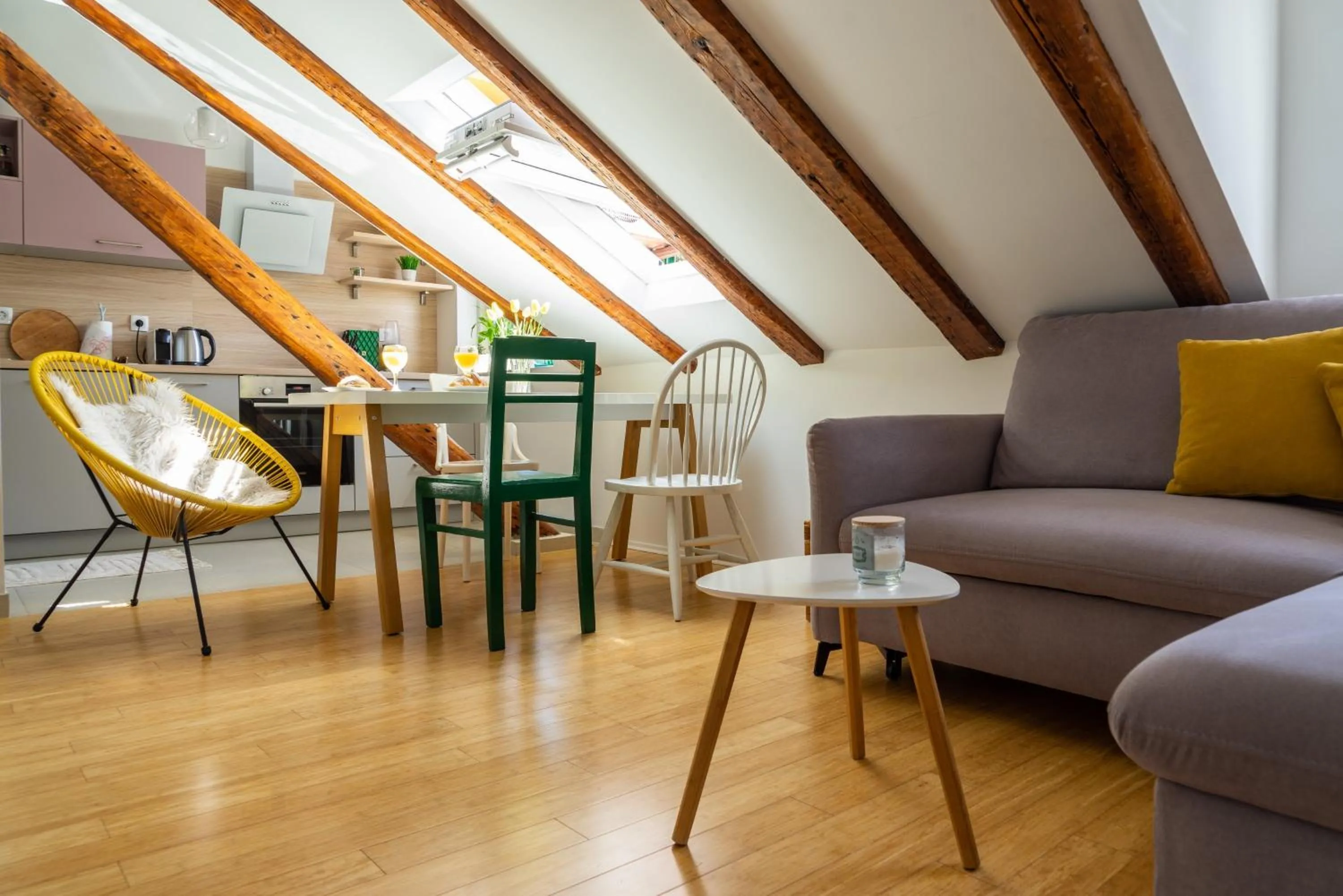 Living room in Cool attic apartment Marina in the heart of Split
