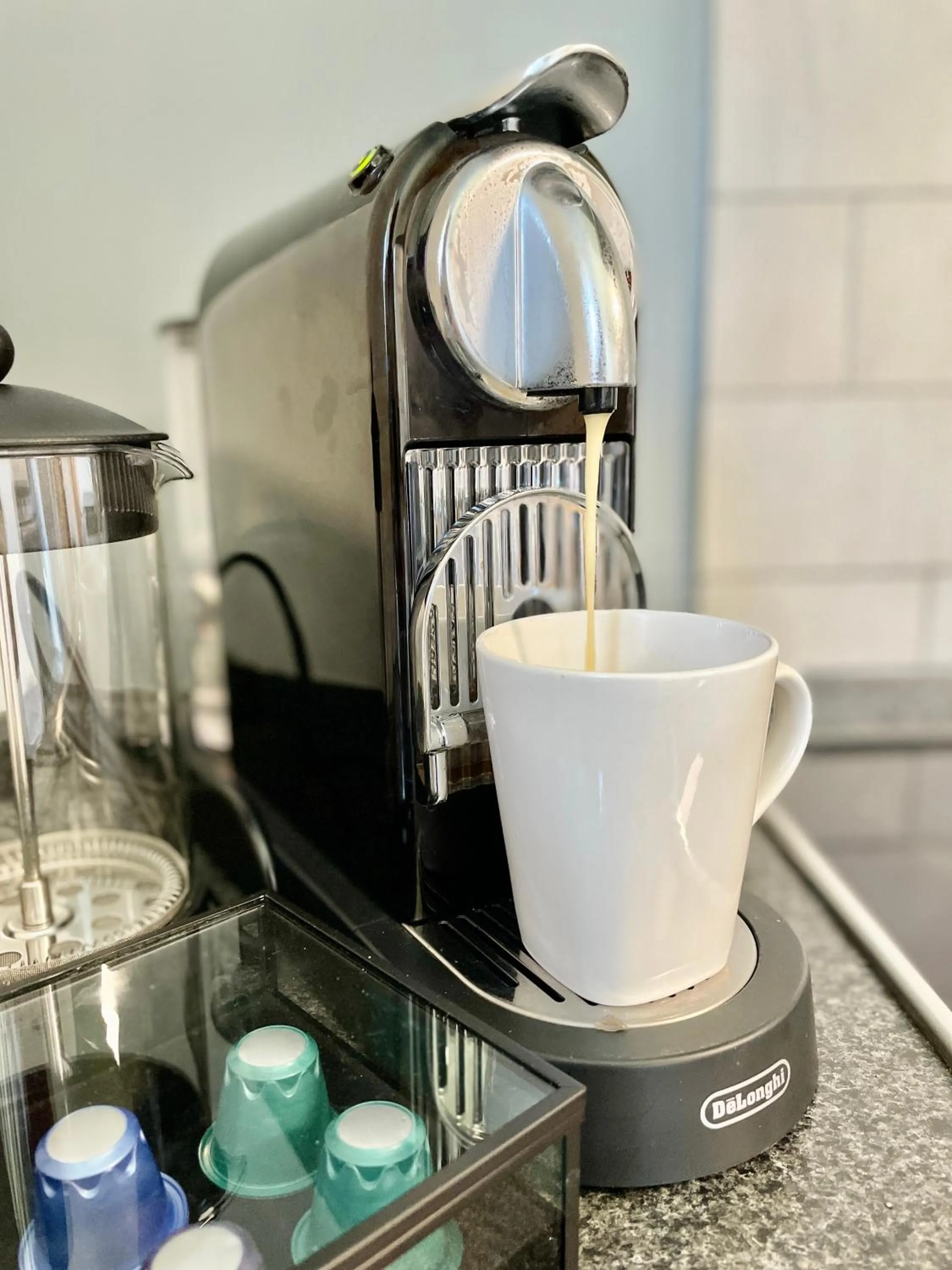 Coffee/tea facilities in Design Maisonette I Kamin I 10 Personen I Netflix