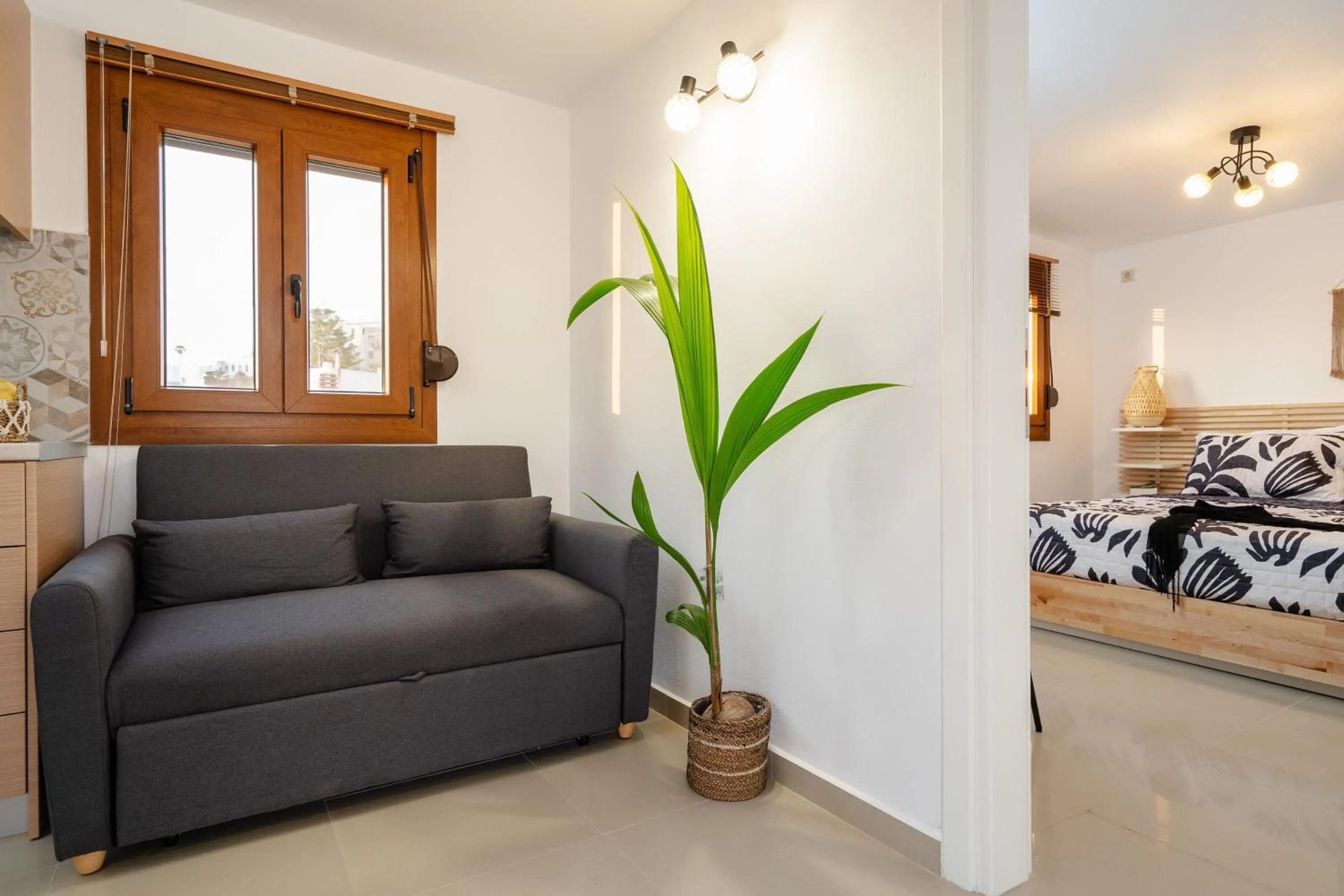 Living room, Bed in NaxosAir1