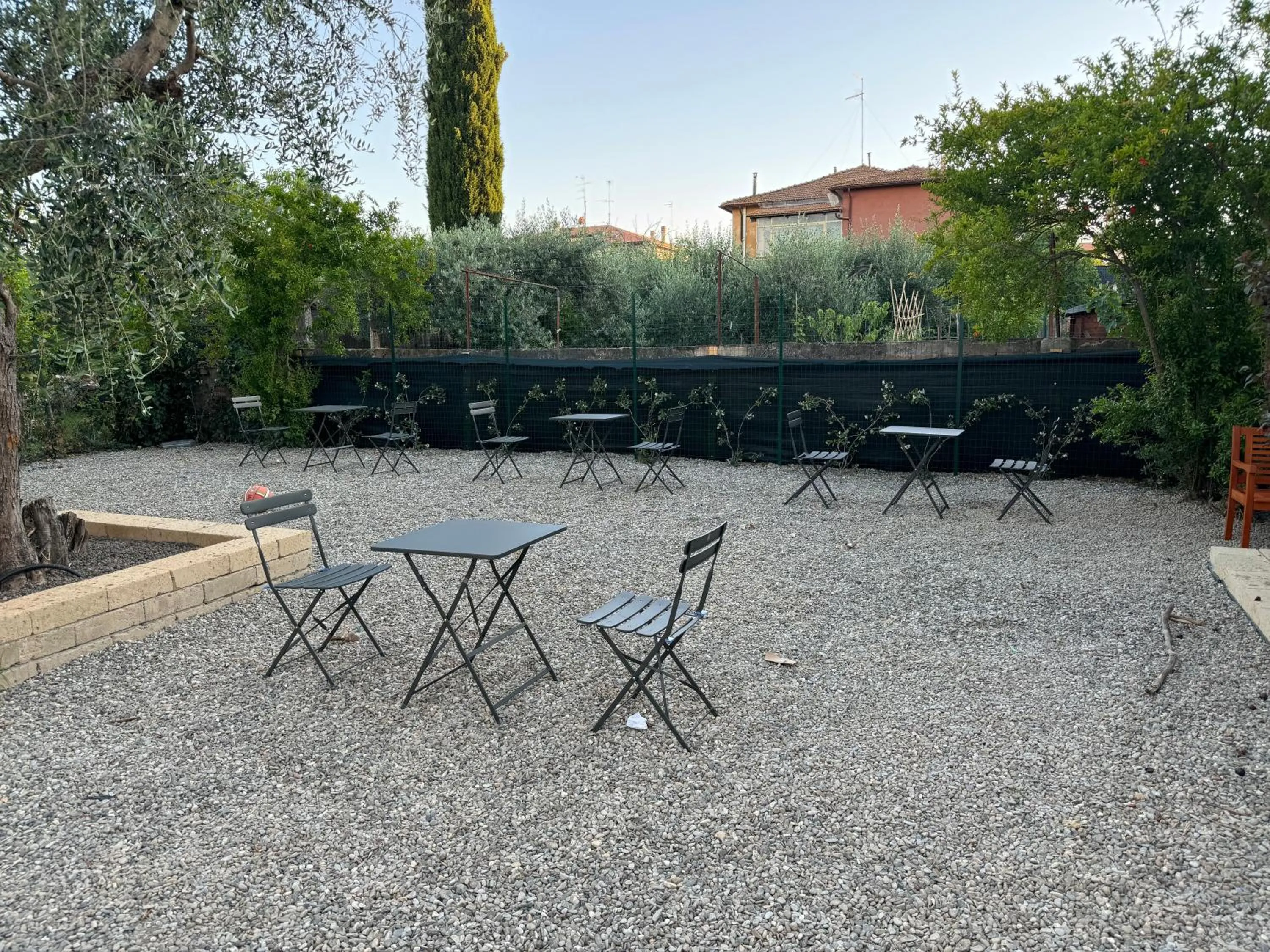 Garden view in Montecristo B&B