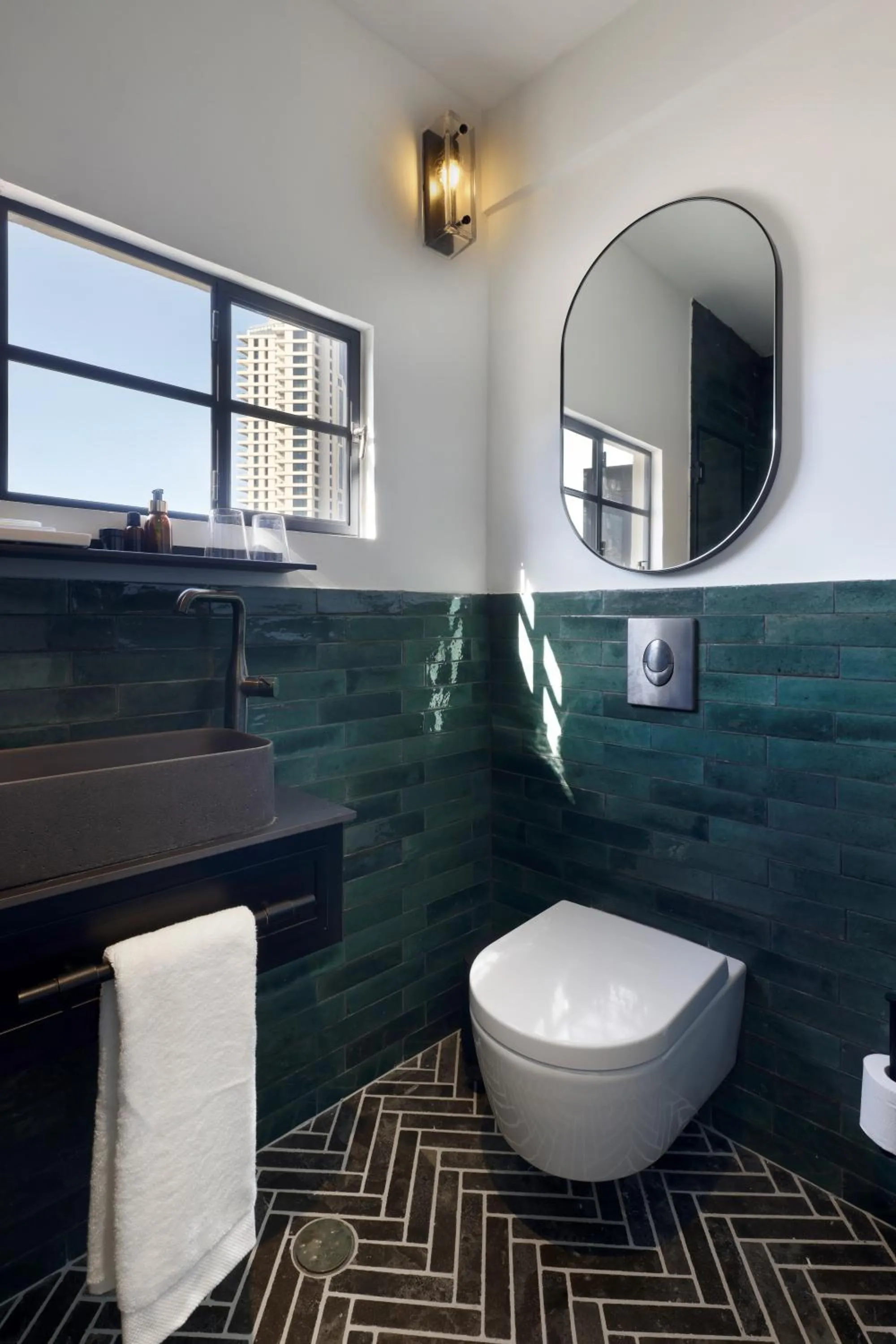 Bathroom in Allegro Neve Tzedek Boutique Suites - By HOMY