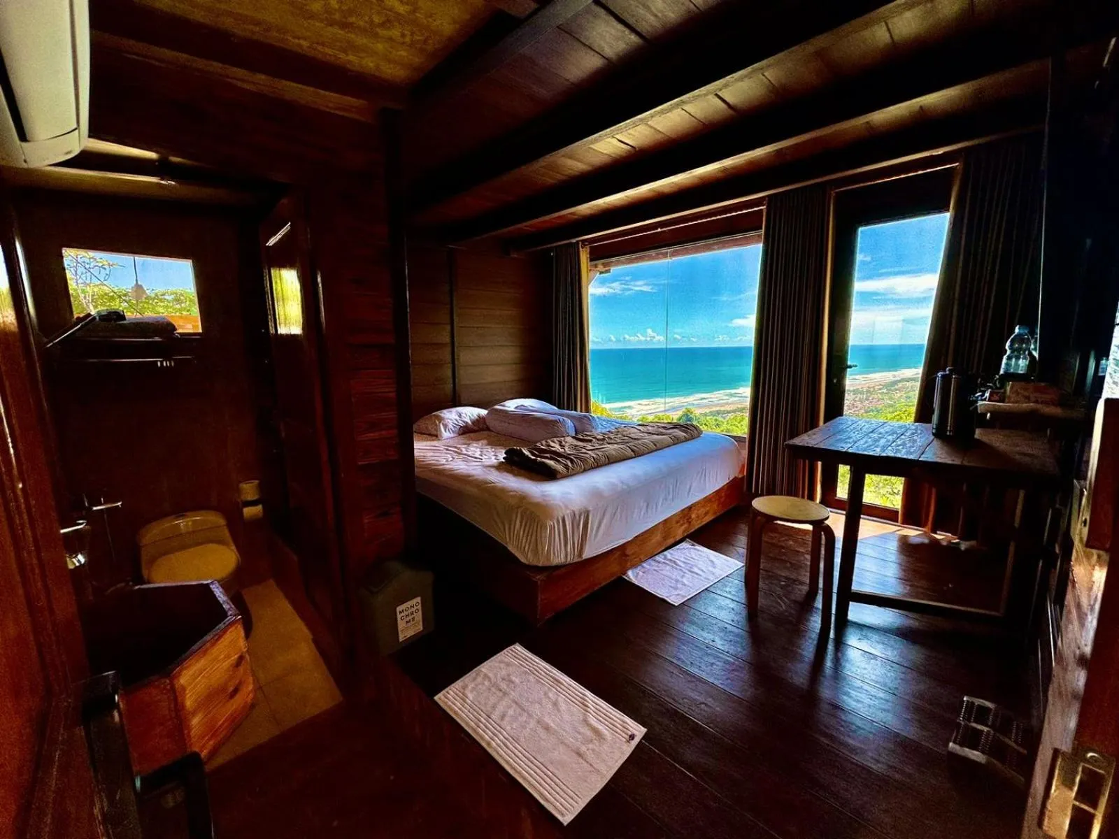 Bedroom, Bed in Glamping Omah Kayu at Watu Paris Jogja