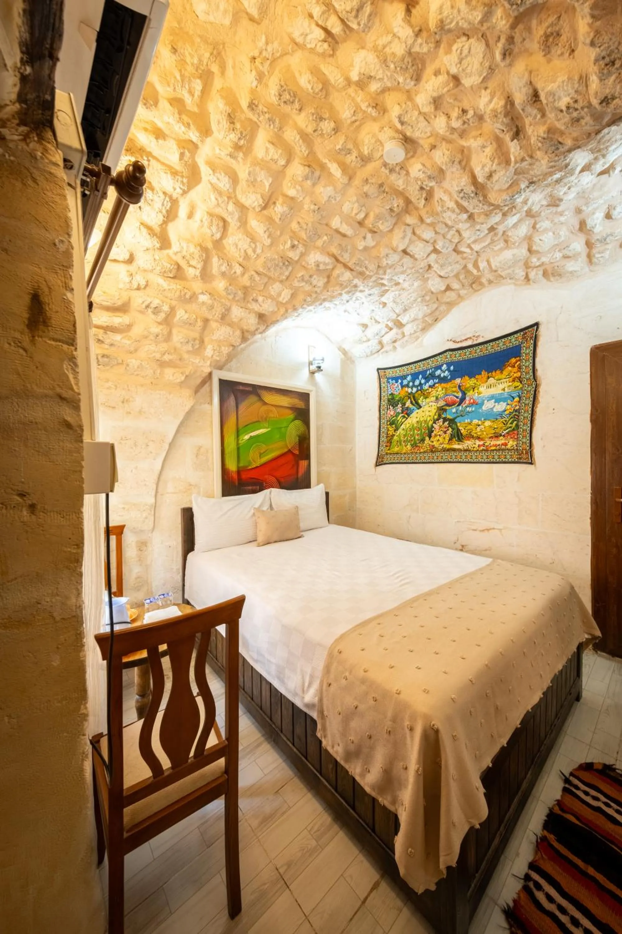 Bed in KARAGÜL Hotel