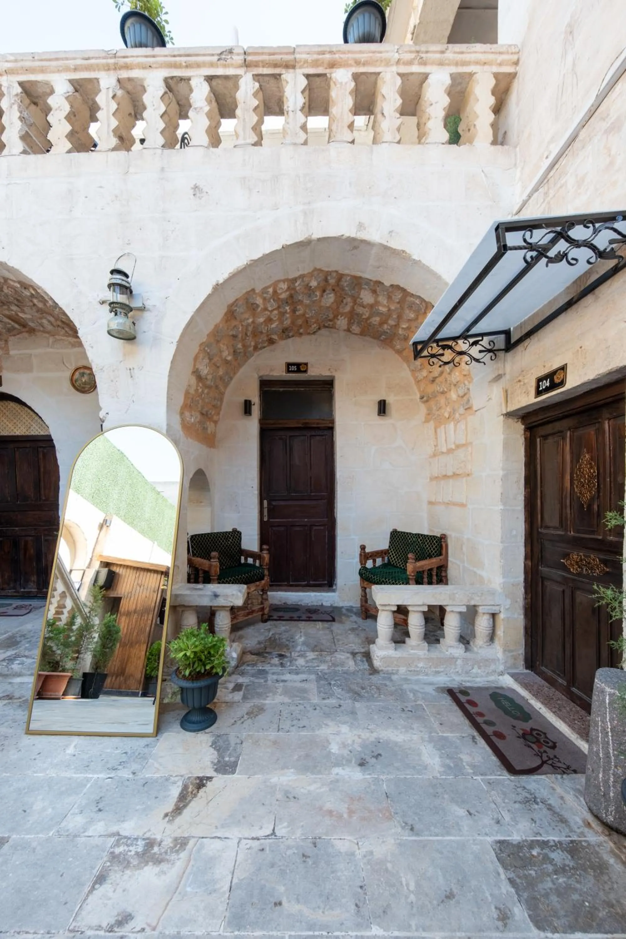 Patio in KARAGÜL Hotel