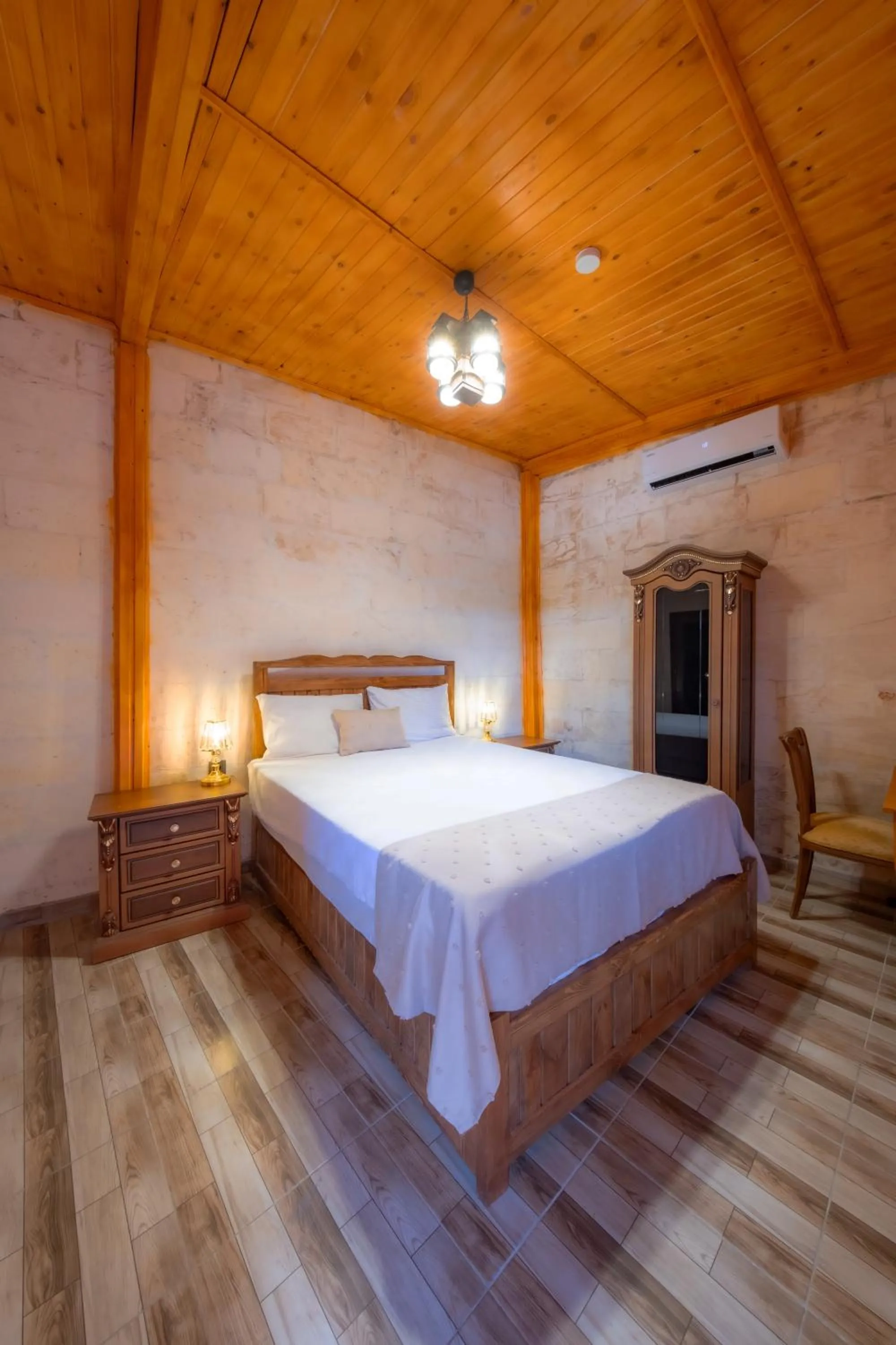 Bed in KARAGÜL Hotel