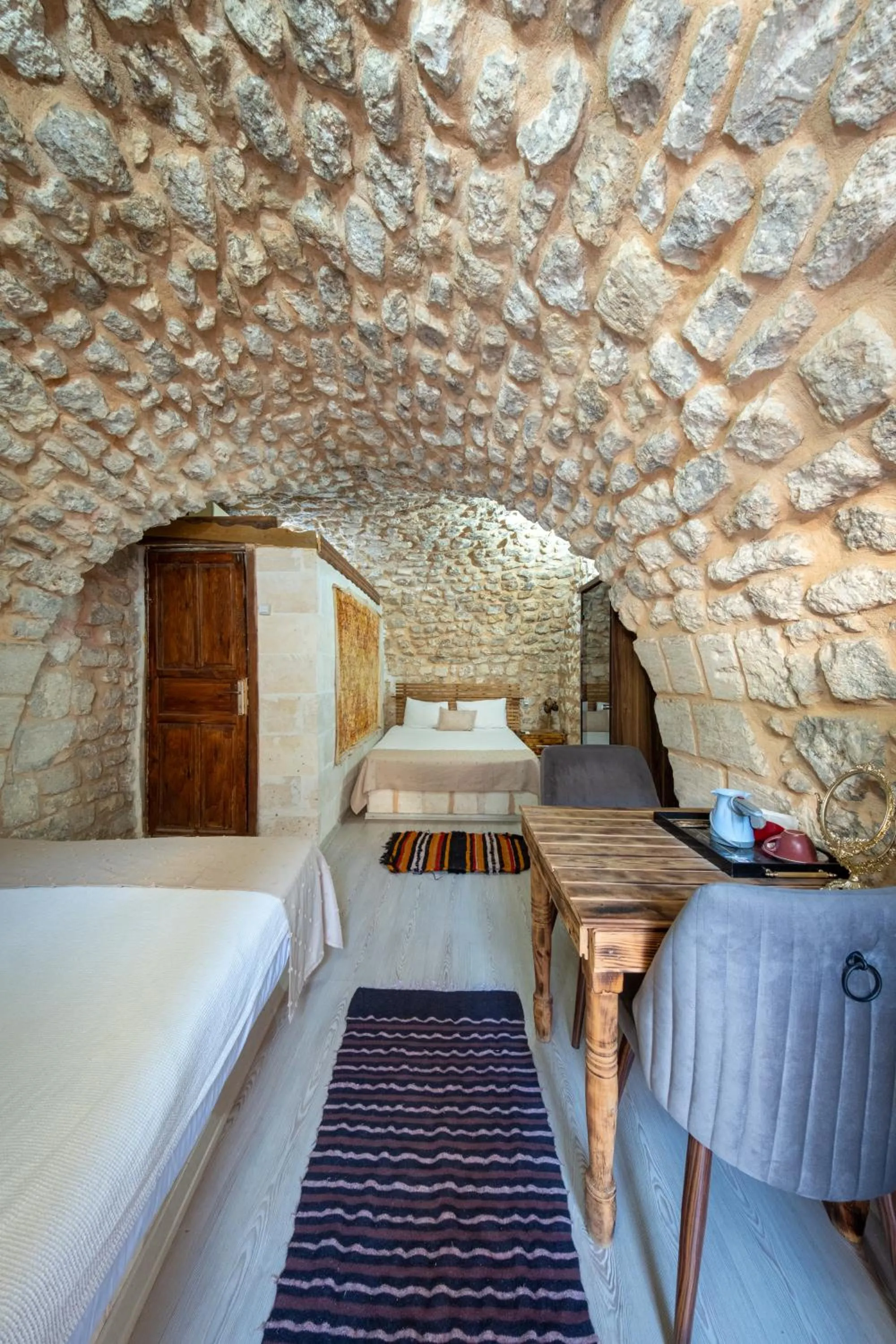 Bed in KARAGÜL Hotel