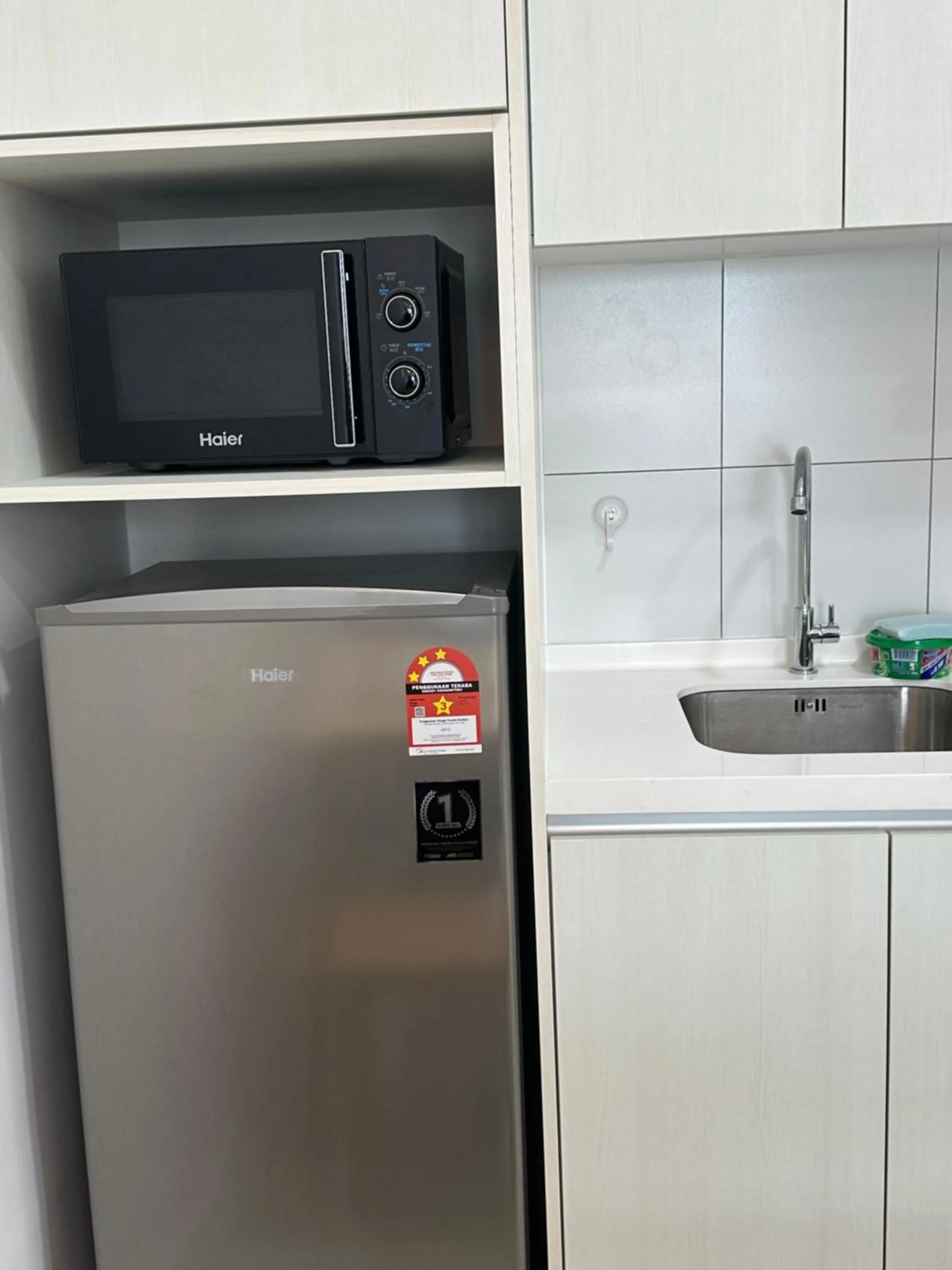 Kitchen or kitchenette in Chambers Suites KL