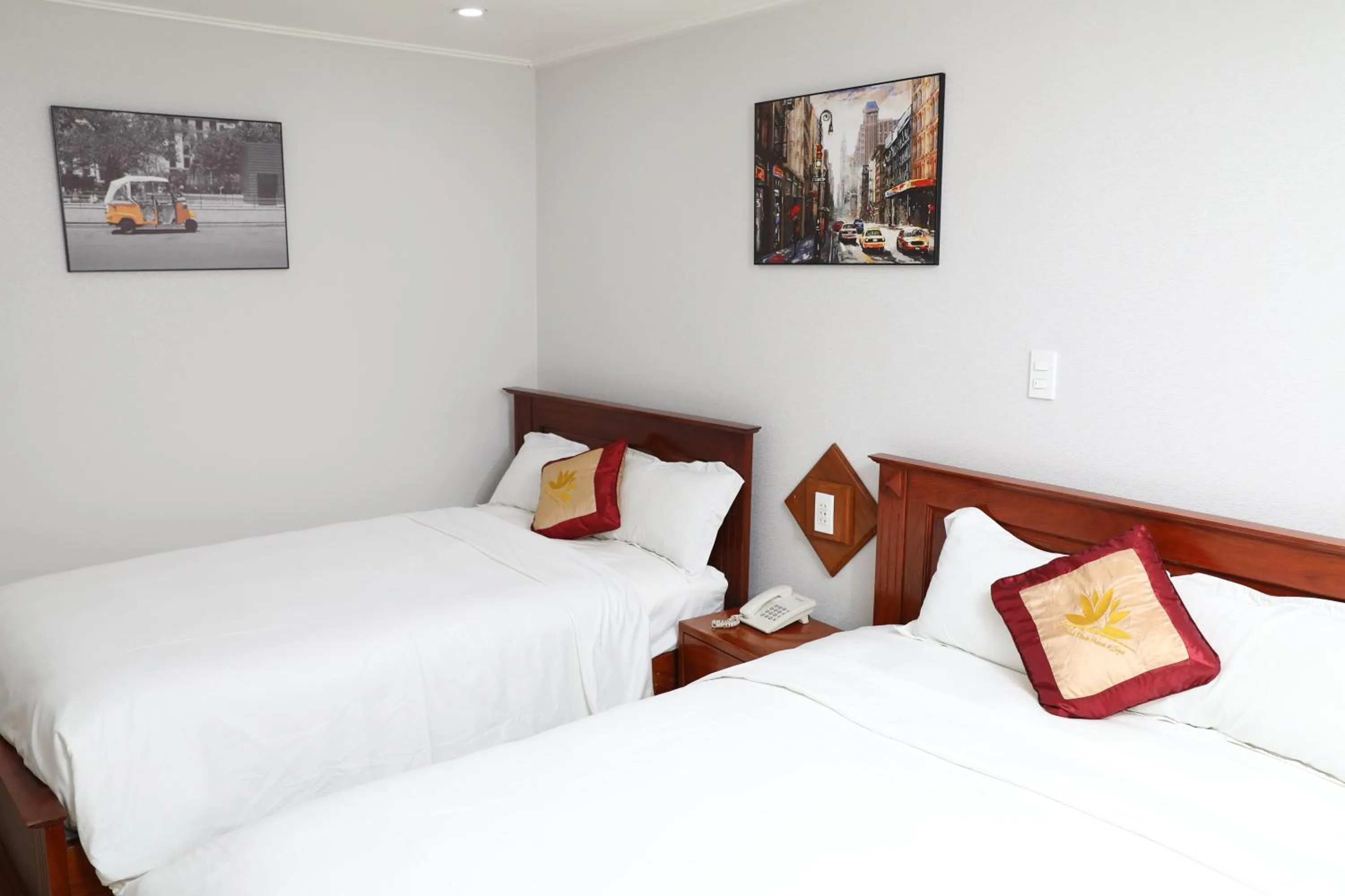 Bed in Thành Vinh Hotel & Apartment