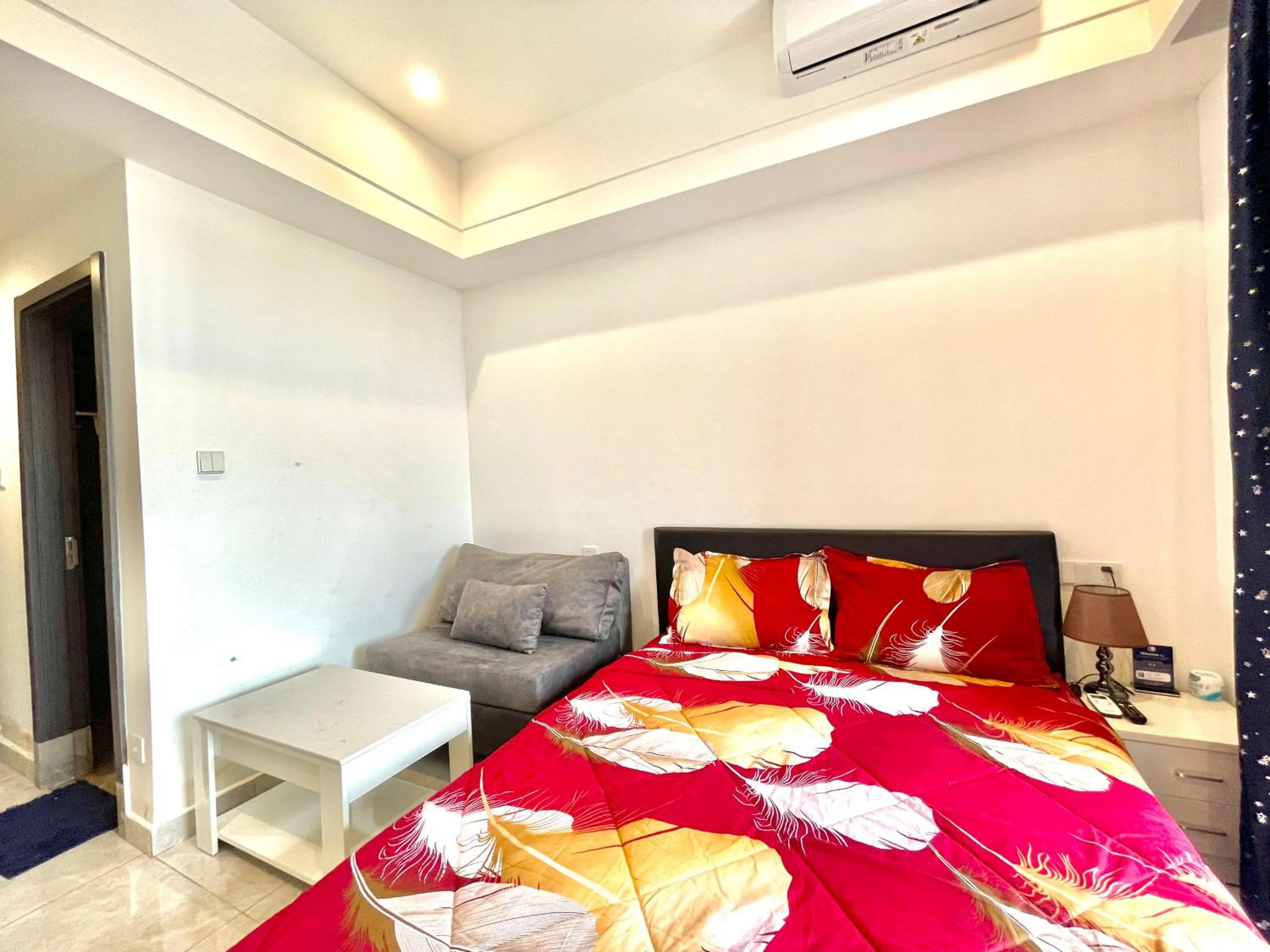 Bed in Prince Golden Bay Sihanoukville