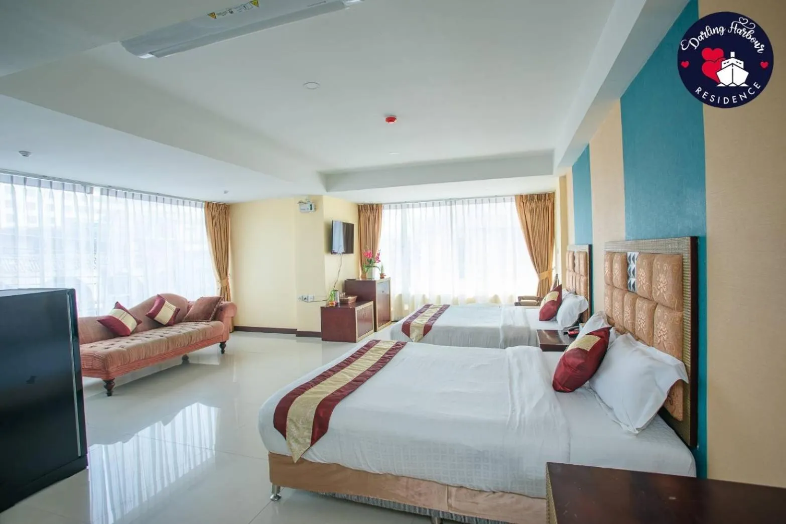 Bed in Darling Harbour Residence - South Pattaya